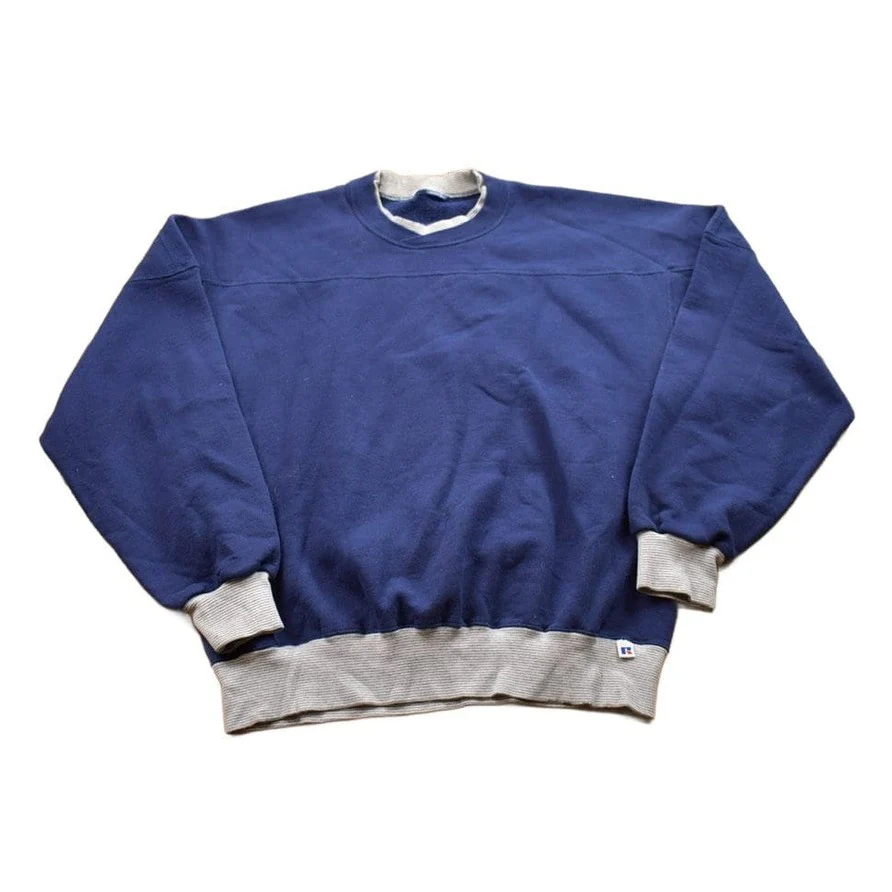 Vintage 1990s Russell Athletic Blank Crewneck Sweatshirt