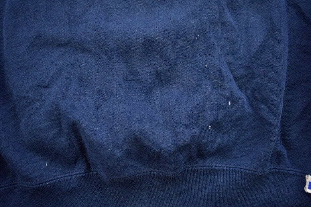 Vintage 1990s Russell Athletics Blank Crewneck Sweatshirt Men's Medium - Image 4