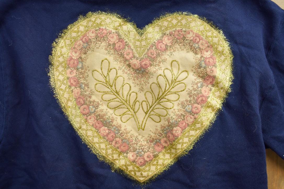 Vintage 1990s Russell Floral Cardigan Sweater Women's S - Image 5