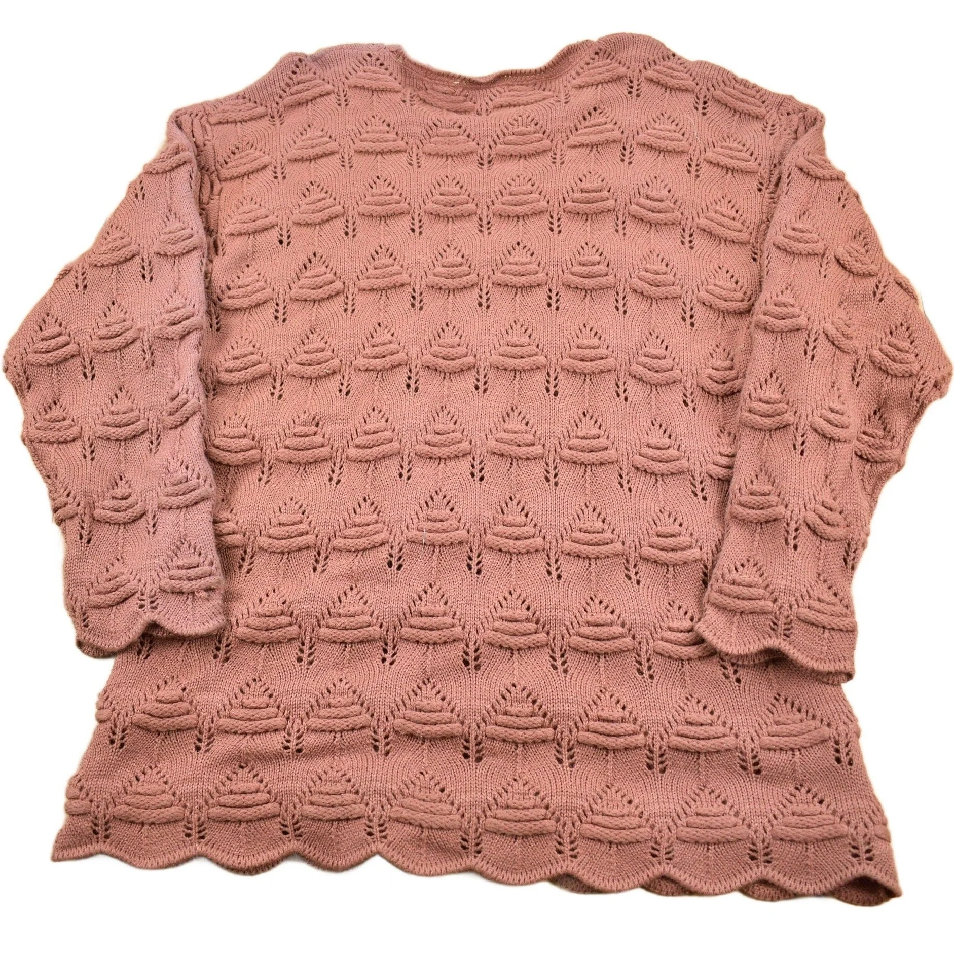 Vintage 1990s Sara Valentina Yarn Knit Sweater Men's Large - Image 2