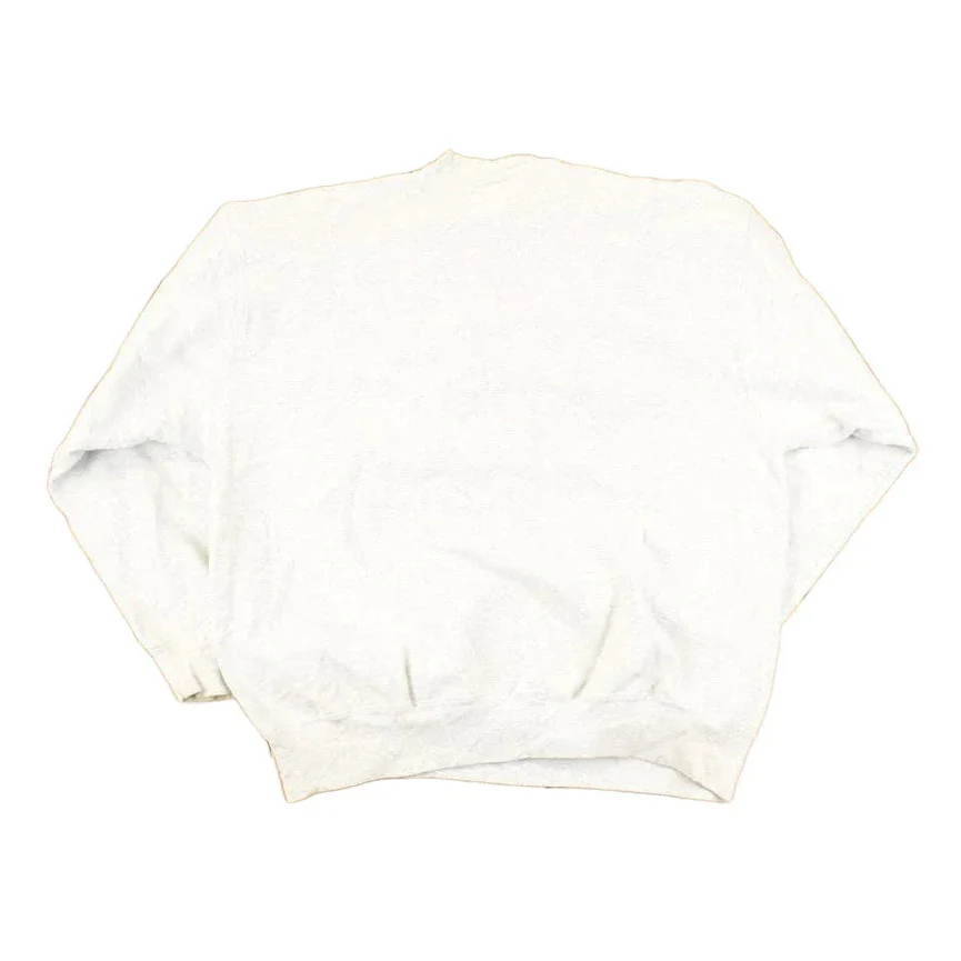 Vintage 1990s Sauk Rapids Supercotton Heavyweight Graphic Print Crewneck Sweatshirt Men's XL - Image 2