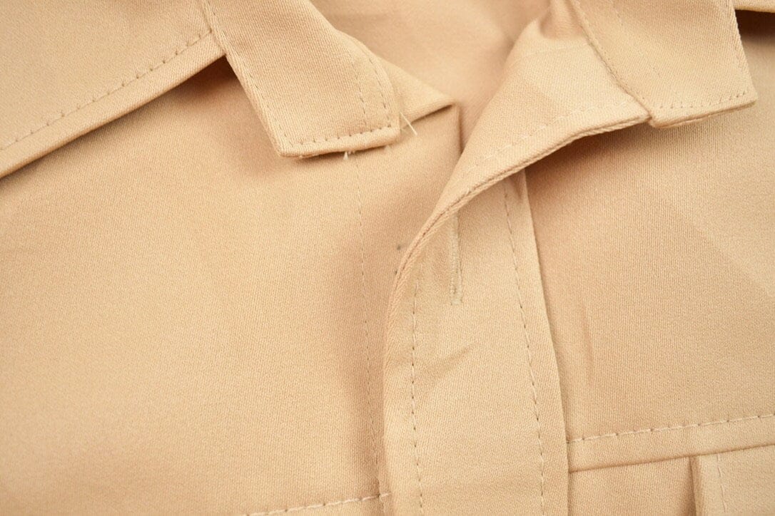 Vintage 1990s Sears Kings Road Blank Button Up Shirt Men's Large - Image 4