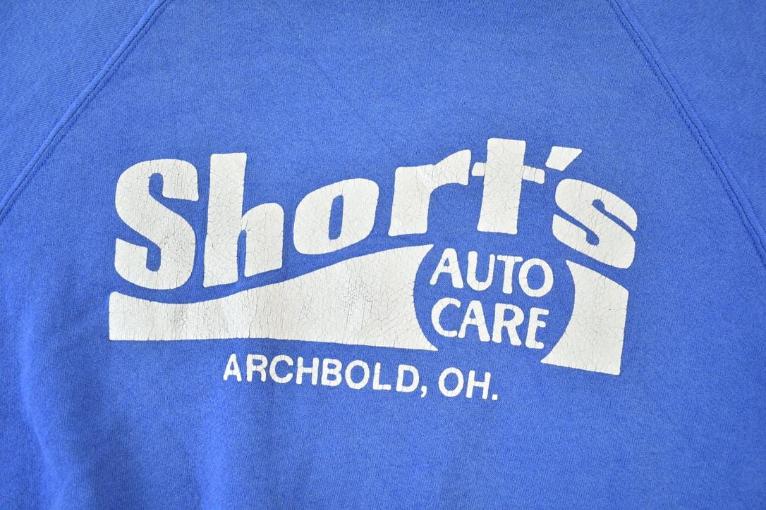 Vintage 1990s Shorts Auto Care Souvenir Crewneck Sweatshirt Made In USA Men's XL - Image 4