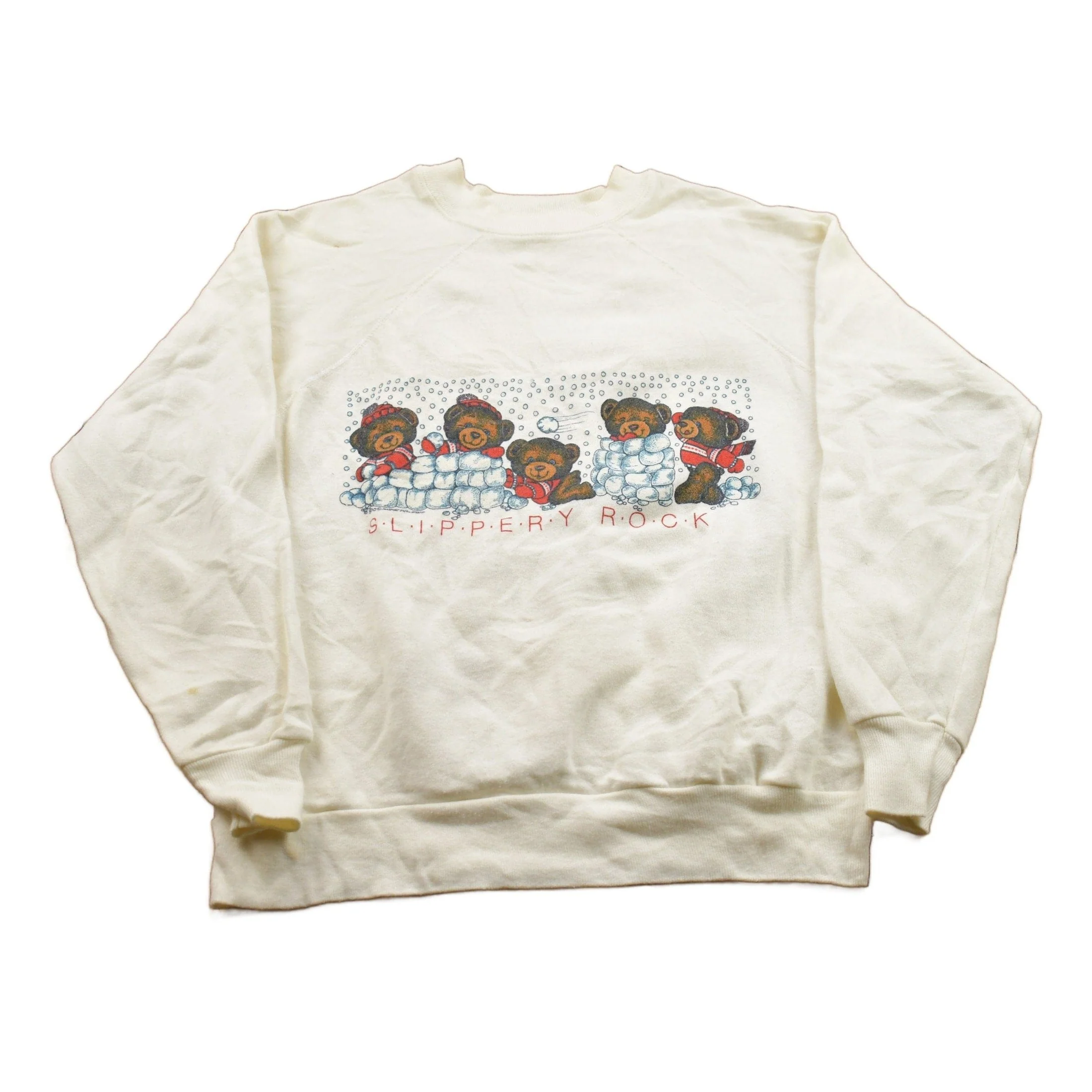 Vintage 1990s Slippery Rock University Pennsylvania Collegiate Crewneck Men's S