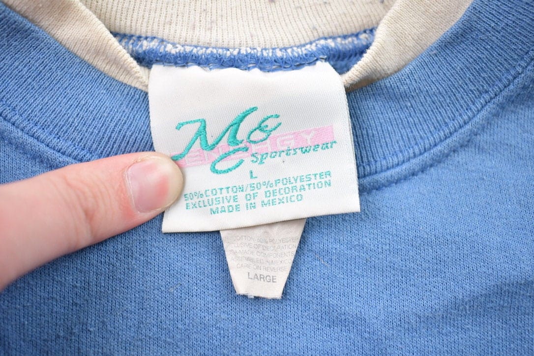 Vintage 1990s Snowman Theme Crewneck Sweater Men's Large - Image 3