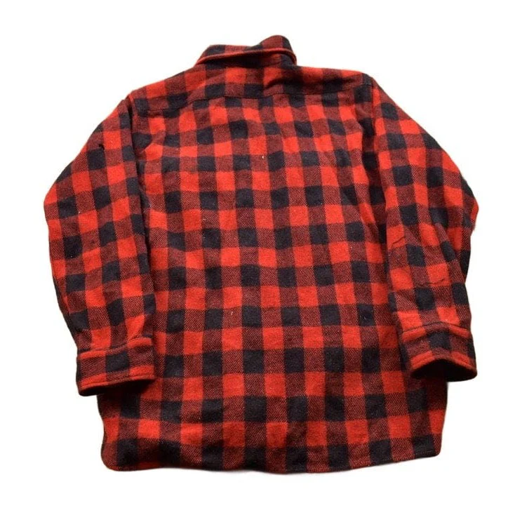 Vintage 1990s Sportclad JC Penney Plaid Flannel Button Up Shirt Men's Medium - Image 2