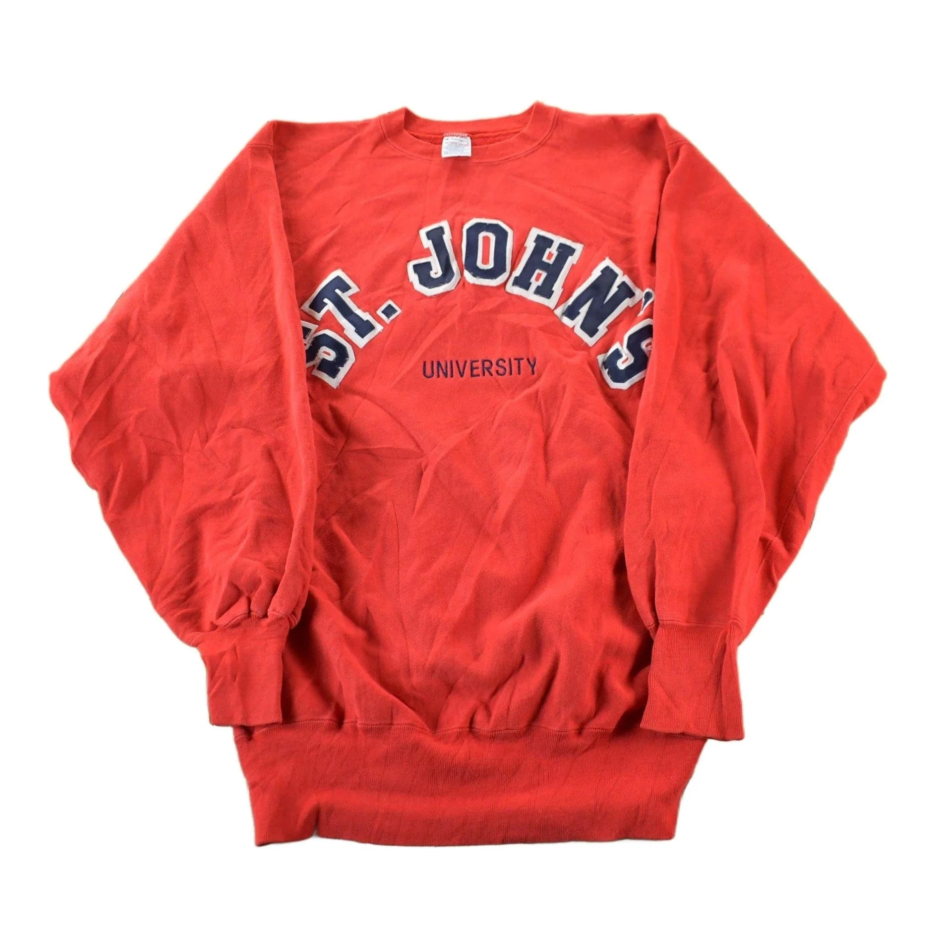 Vintage 1990s St. John's University Champion Reverse Weave Crewneck Sweatshirt Men's 2XL