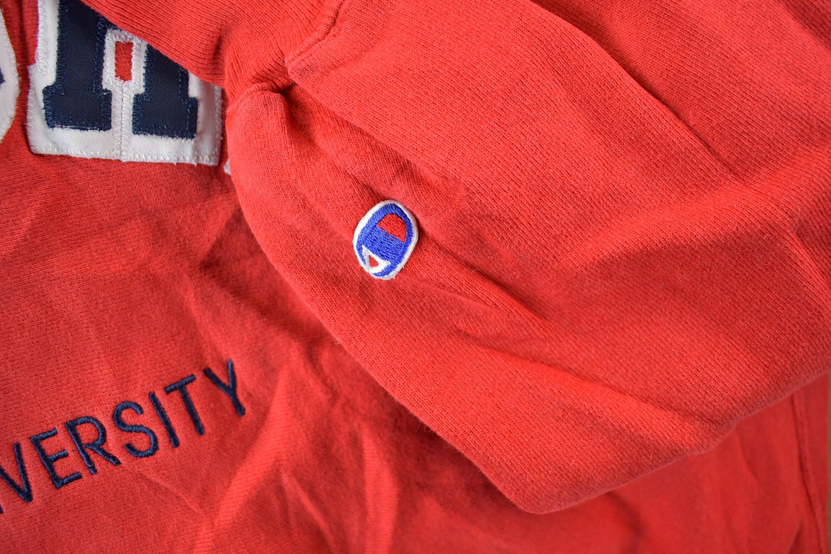 Vintage 1990s St. John's University Champion Reverse Weave Crewneck Sweatshirt Men's 2XL - Image 5