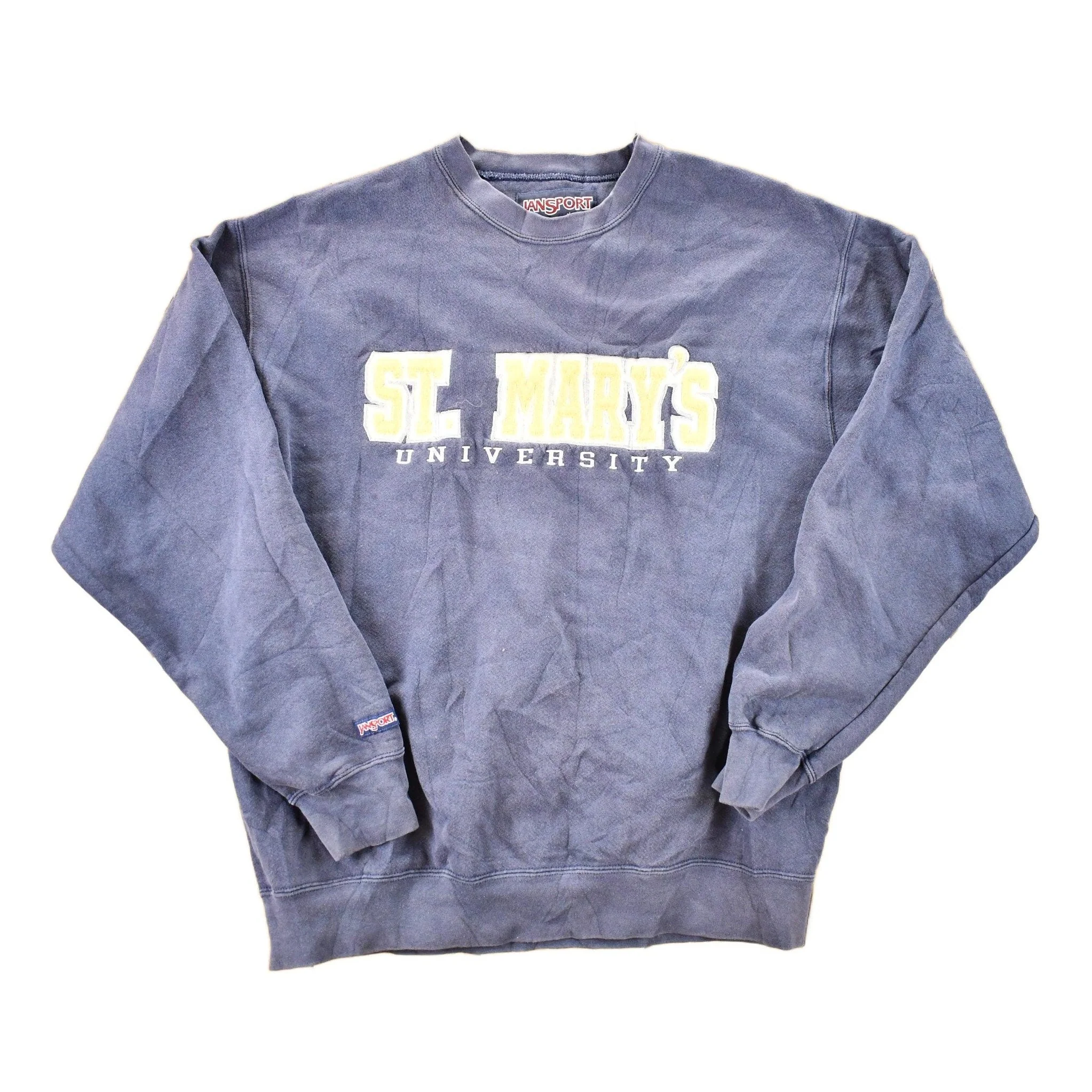 Vintage 1990s St Mary's University Jansport Crewneck Sweatshirt Mens M