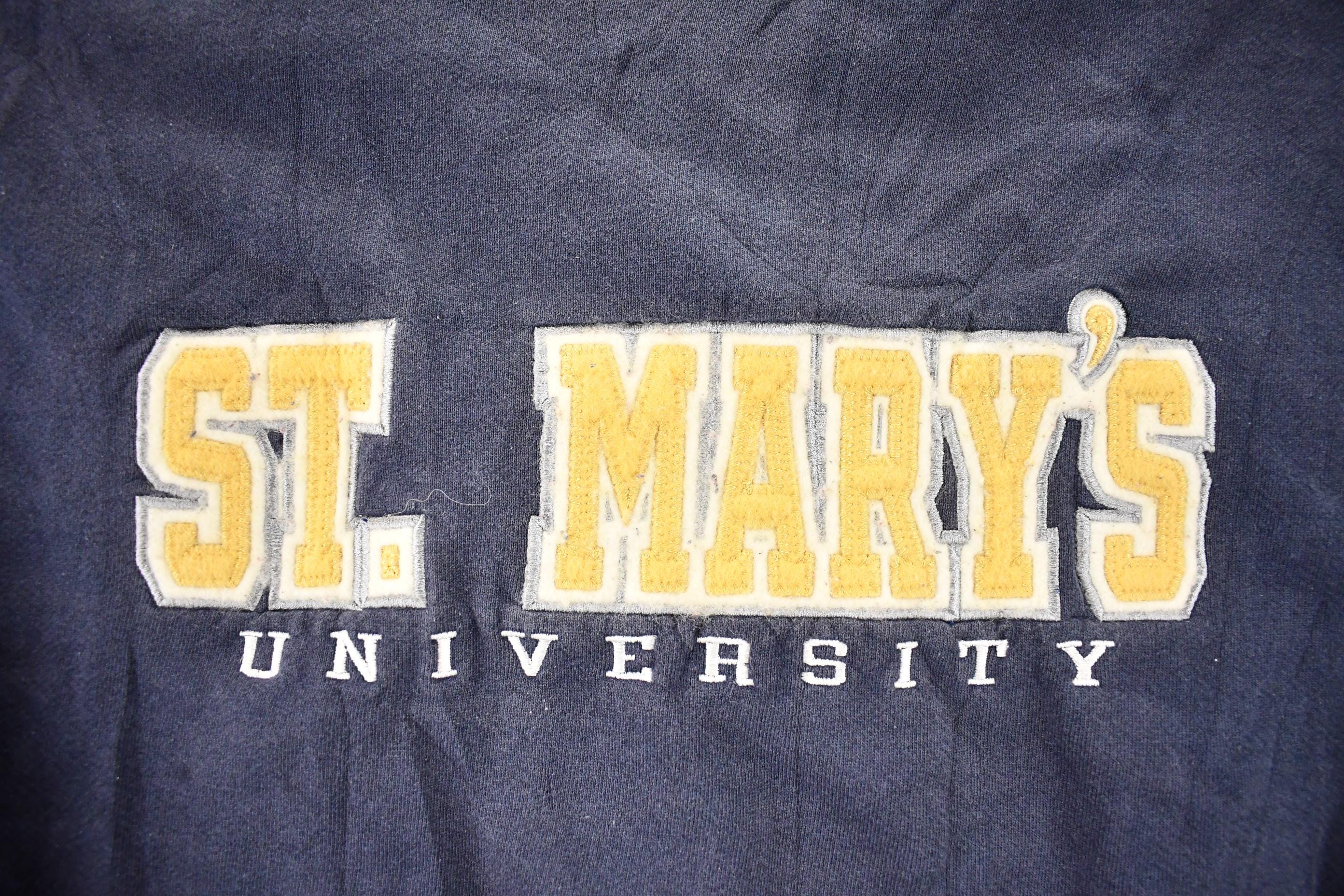 Vintage 1990s St Mary's University Jansport Crewneck Sweatshirt Mens M - Image 3