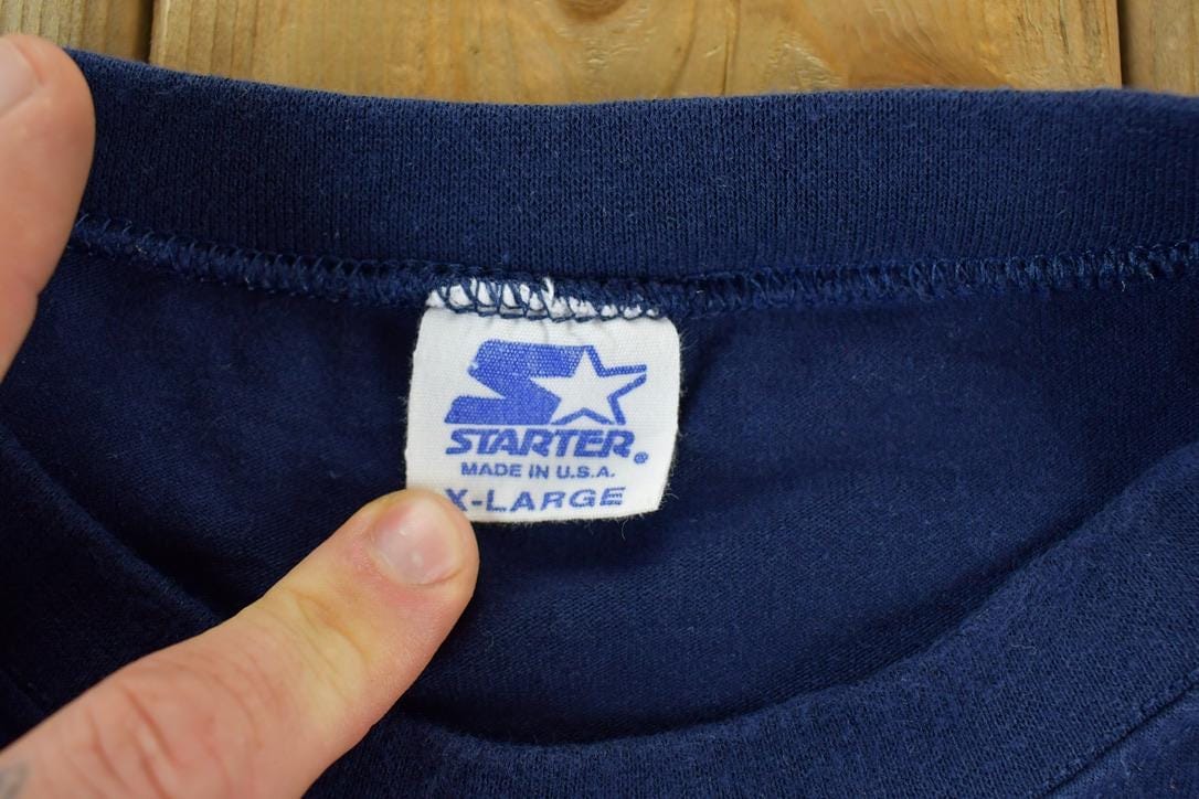 Vintage 1990s Starter Penn State University Crewneck Men's XL - Image 4