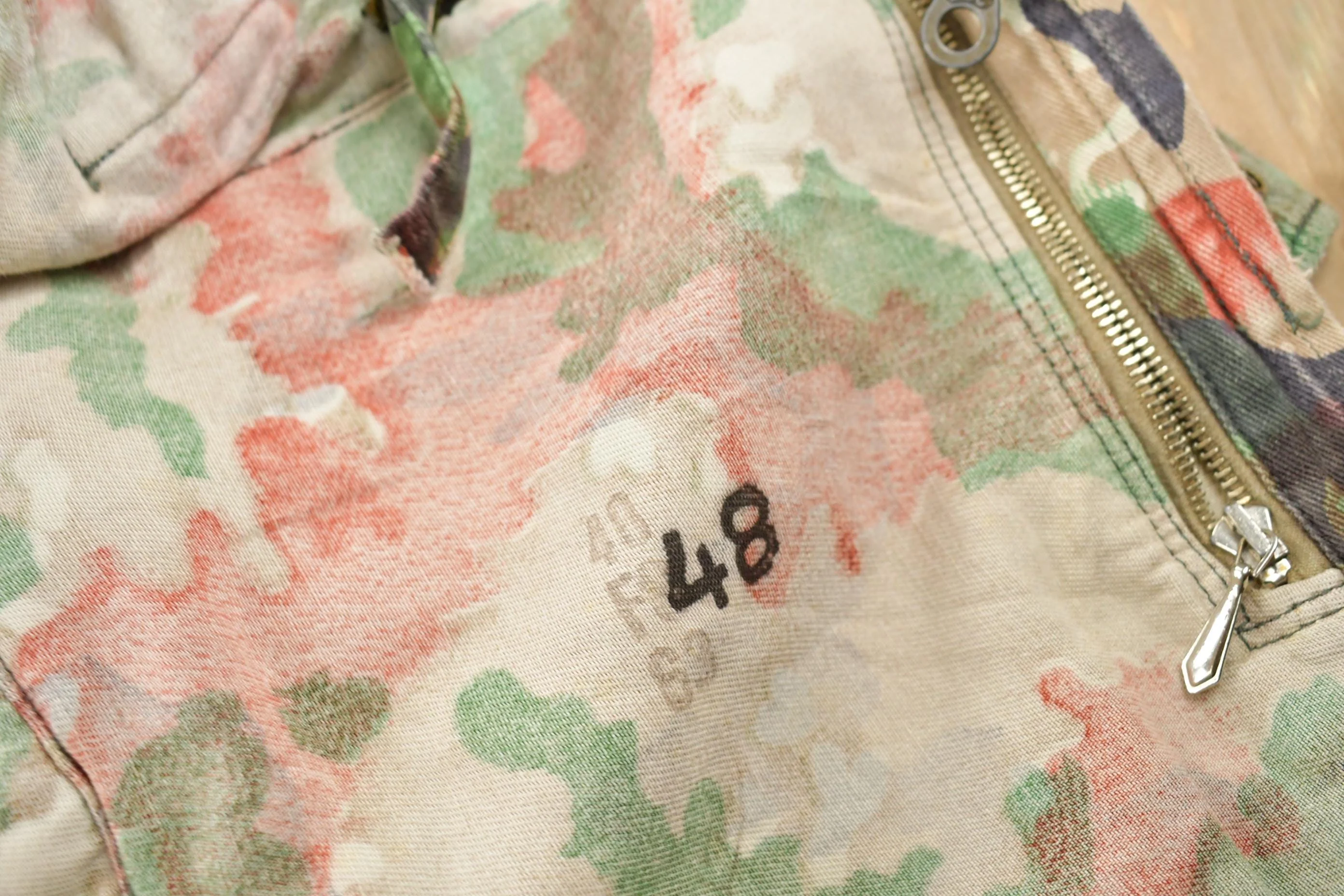Vintage 1990s Swiss Military Alpenflage Camo Hooded Jacket - Image 8