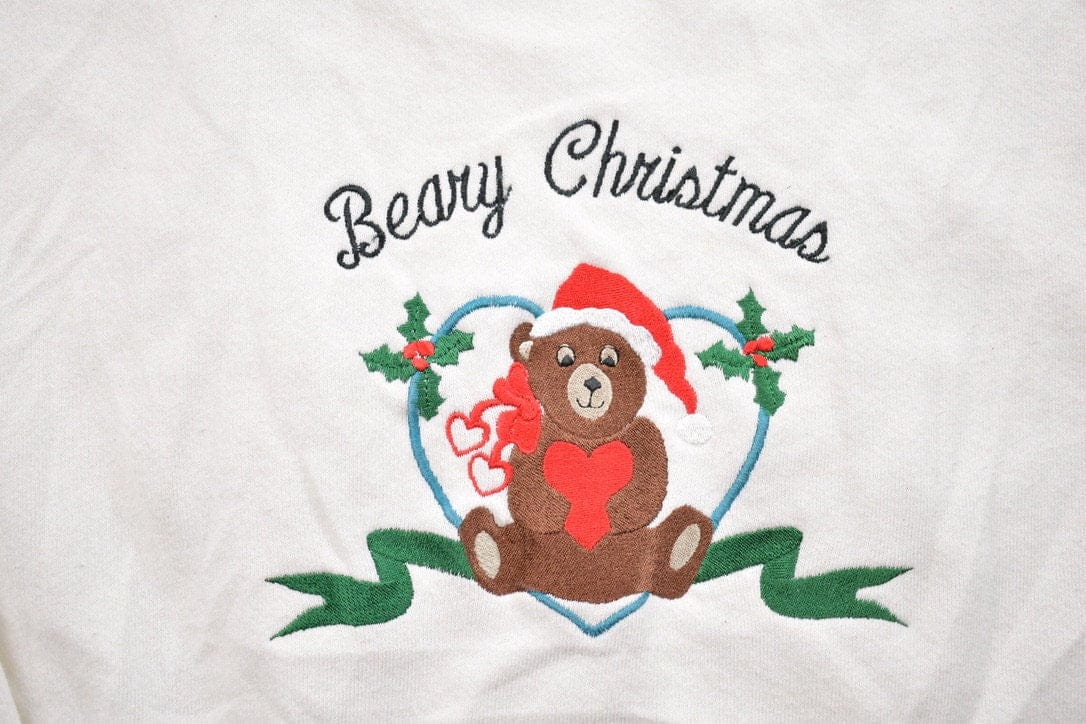 Vintage 1990s Teddy Bear Theme Christmas Sweater - Image 5