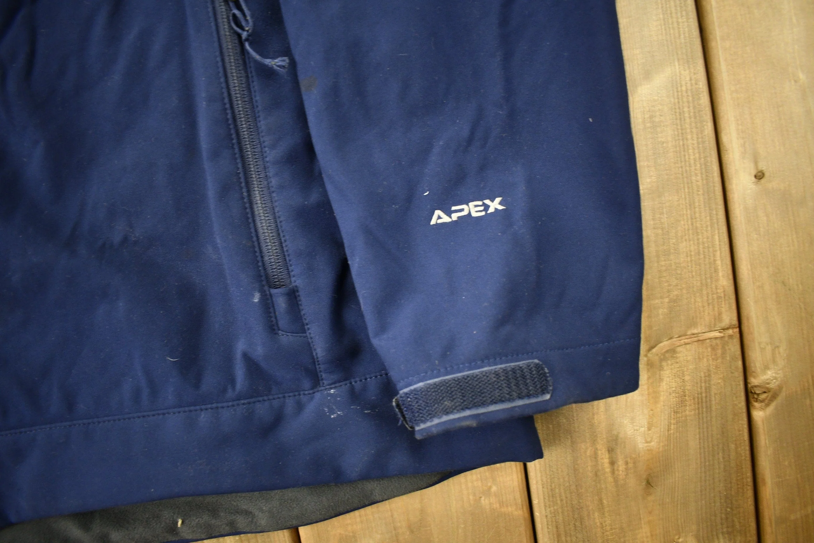 Vintage 1990s The North Face Apex Fleece Lined Shell Jacket Men's 2XL - Image 5