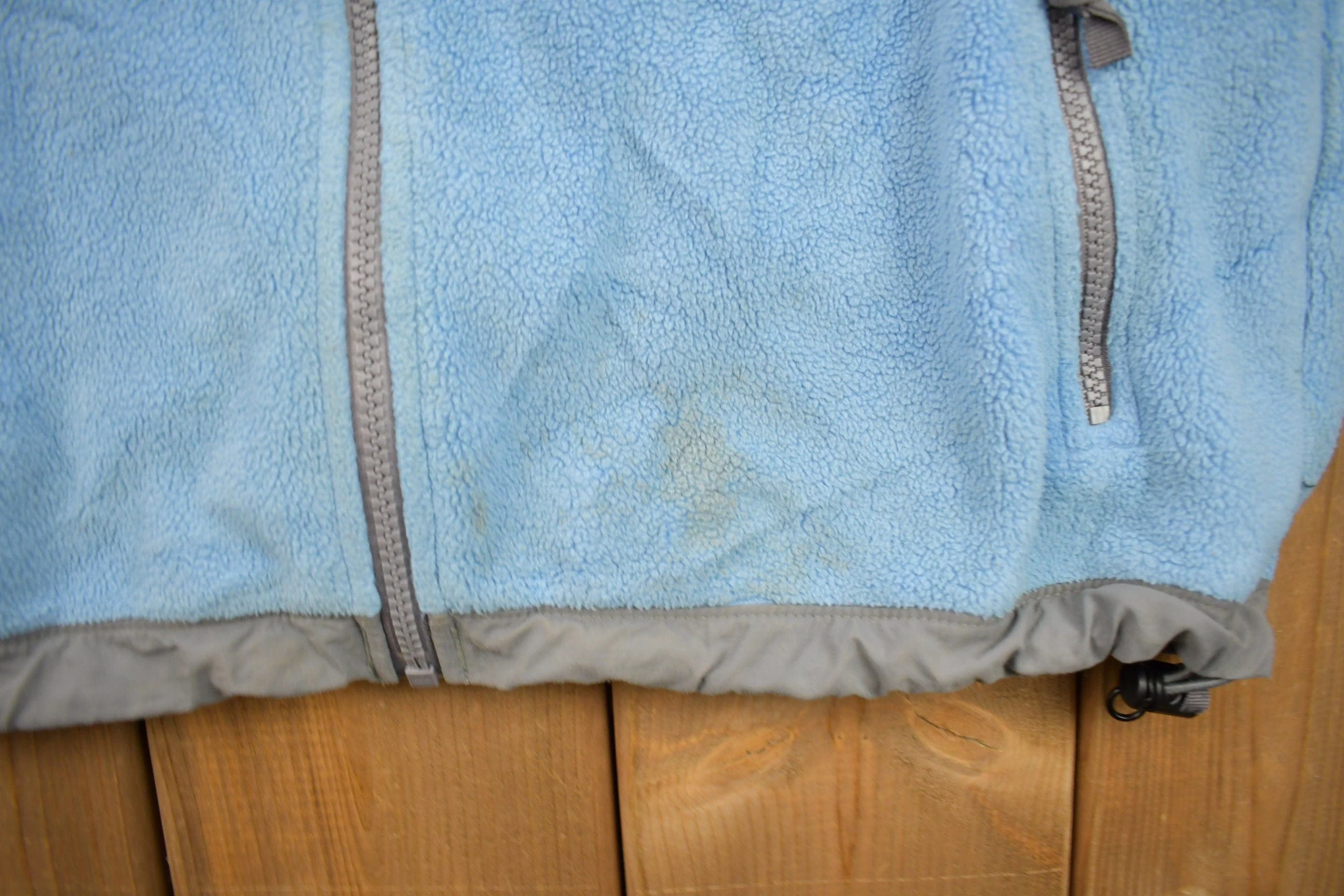 Vintage 1990s The North Face Women's Blue Denali Fleece Sweater Women's S - Image 4
