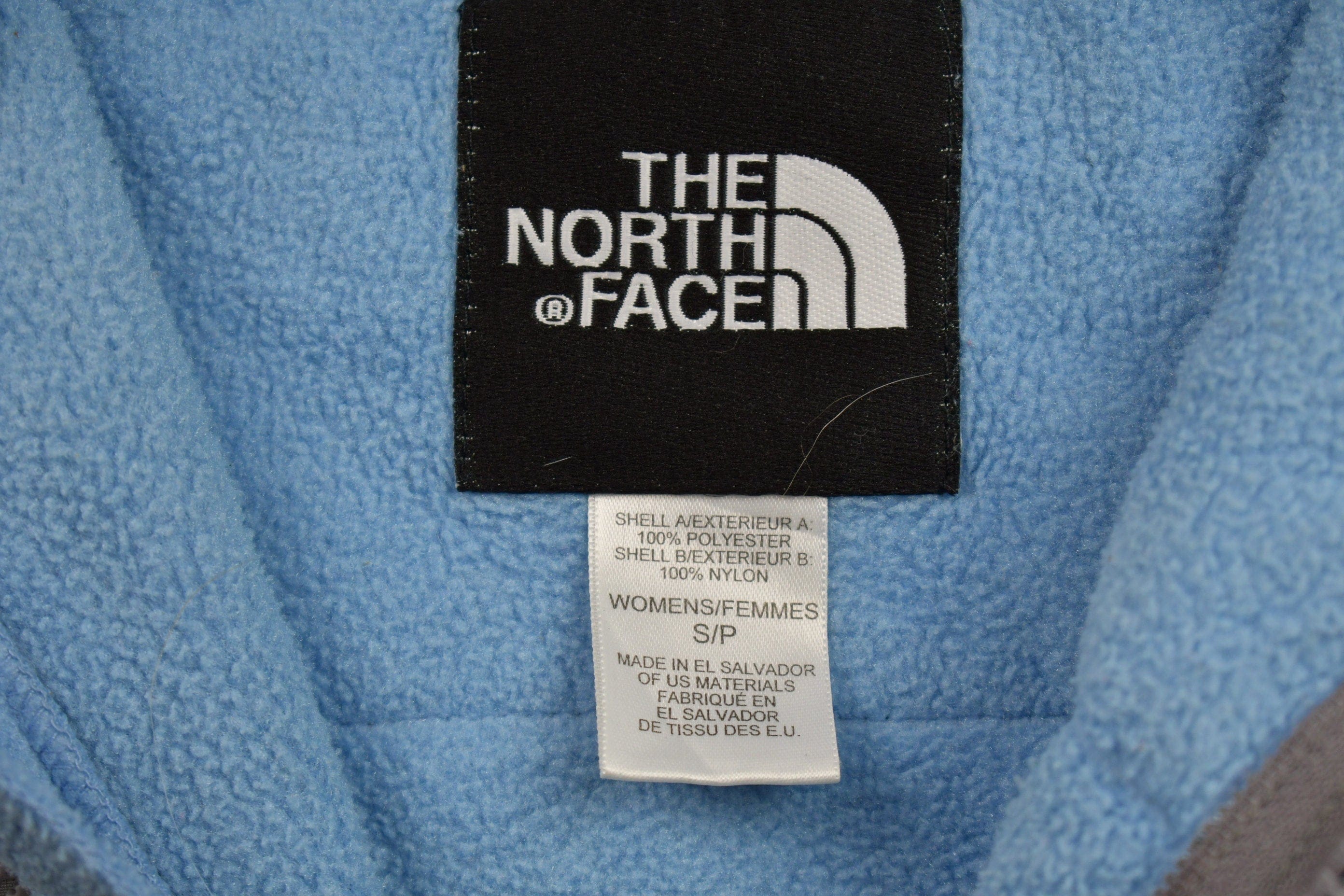 Vintage 1990s The North Face Women's Blue Denali Fleece Sweater Women's S - Image 5