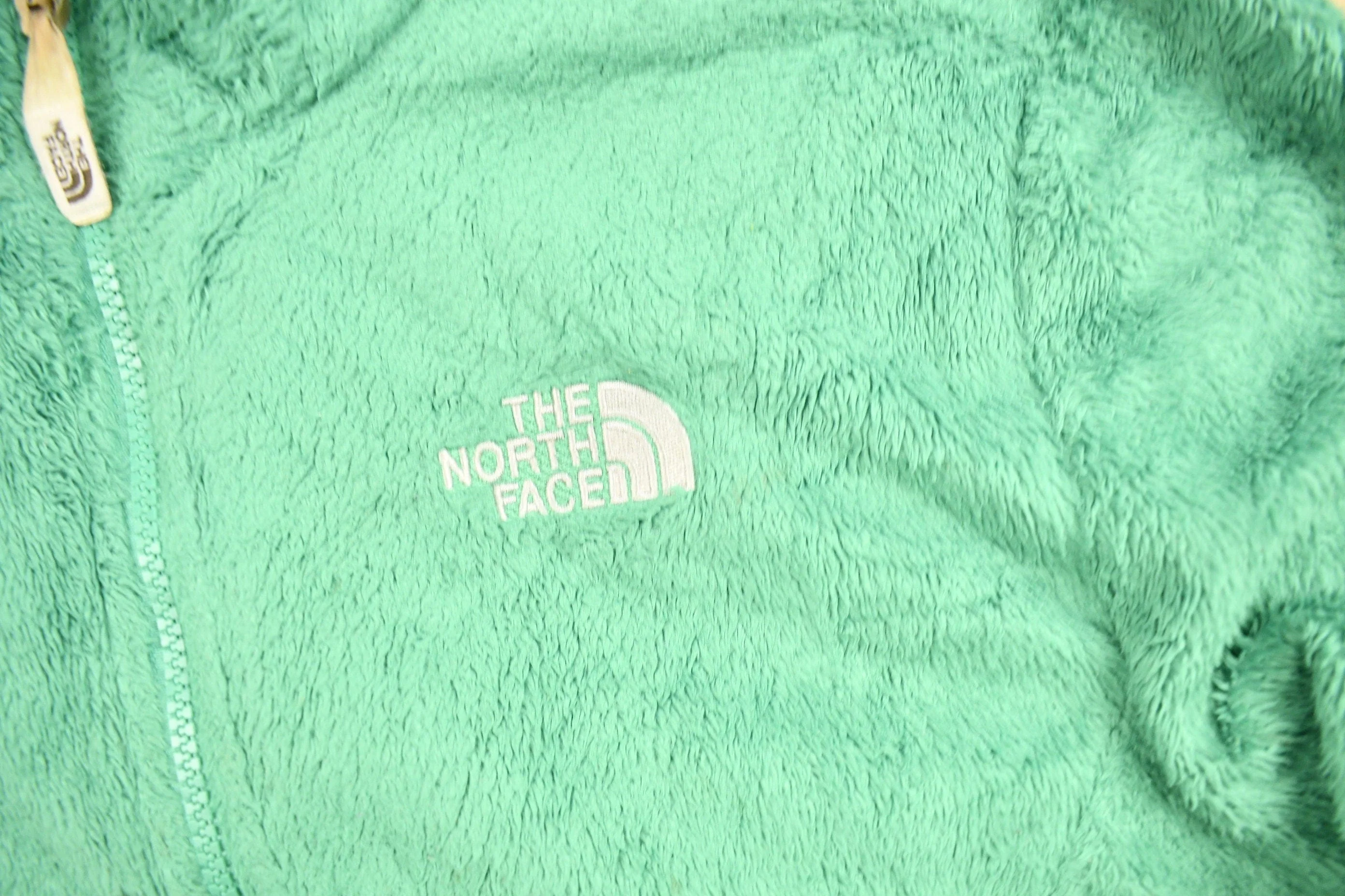 Vintage 1990s The North Face Womens Green Fleece Sweater Women's M - Image 3