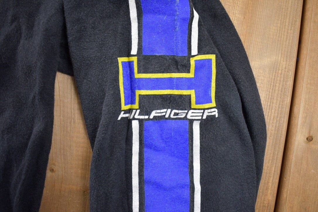 Vintage 1990s Tommy Hilfiger Athletic Gear Long Sleeve Shirt Men's Large - Image 5