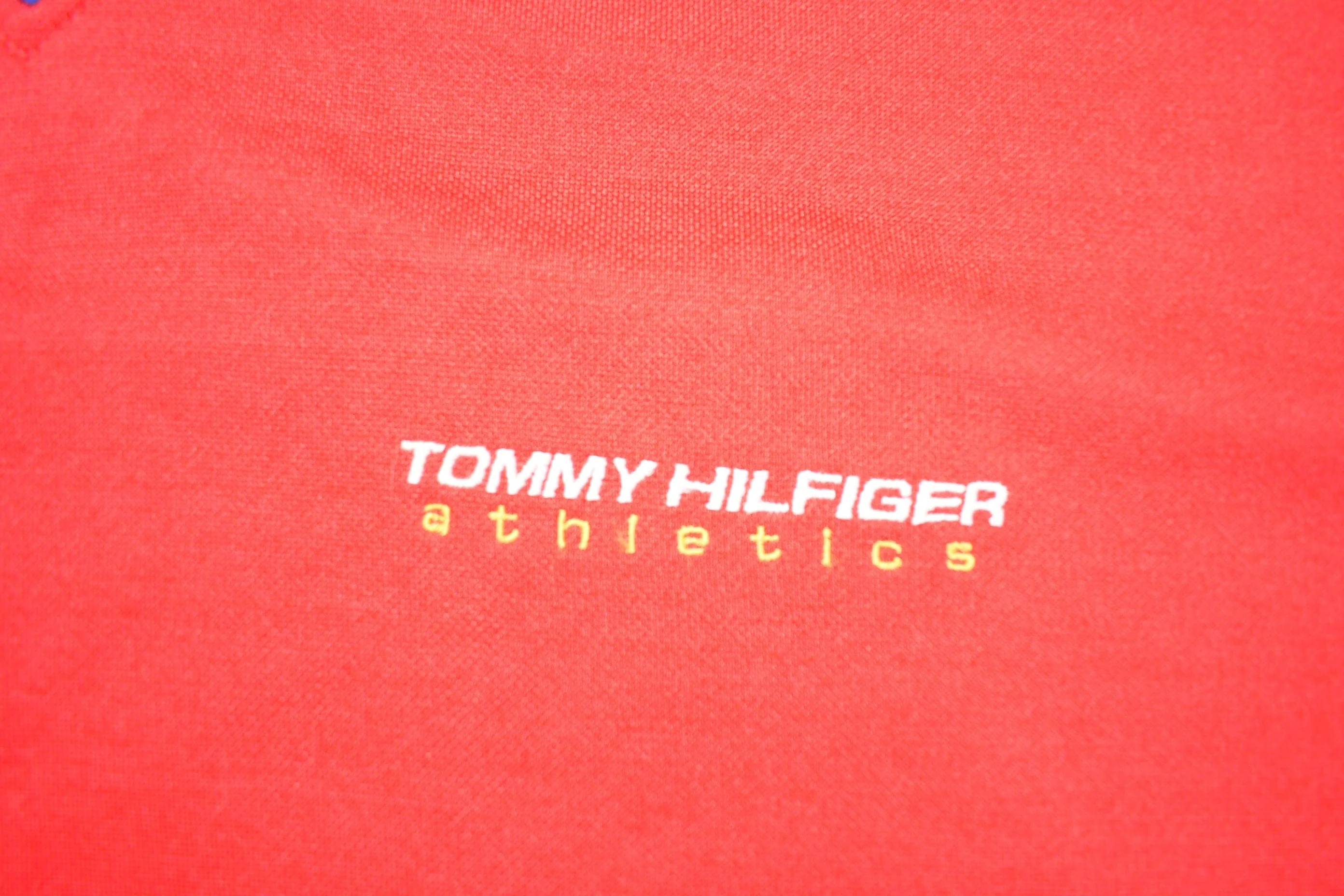 Vintage 1990s Tommy Hilfiger Athletics T-Shirt Men's XL - Image 3