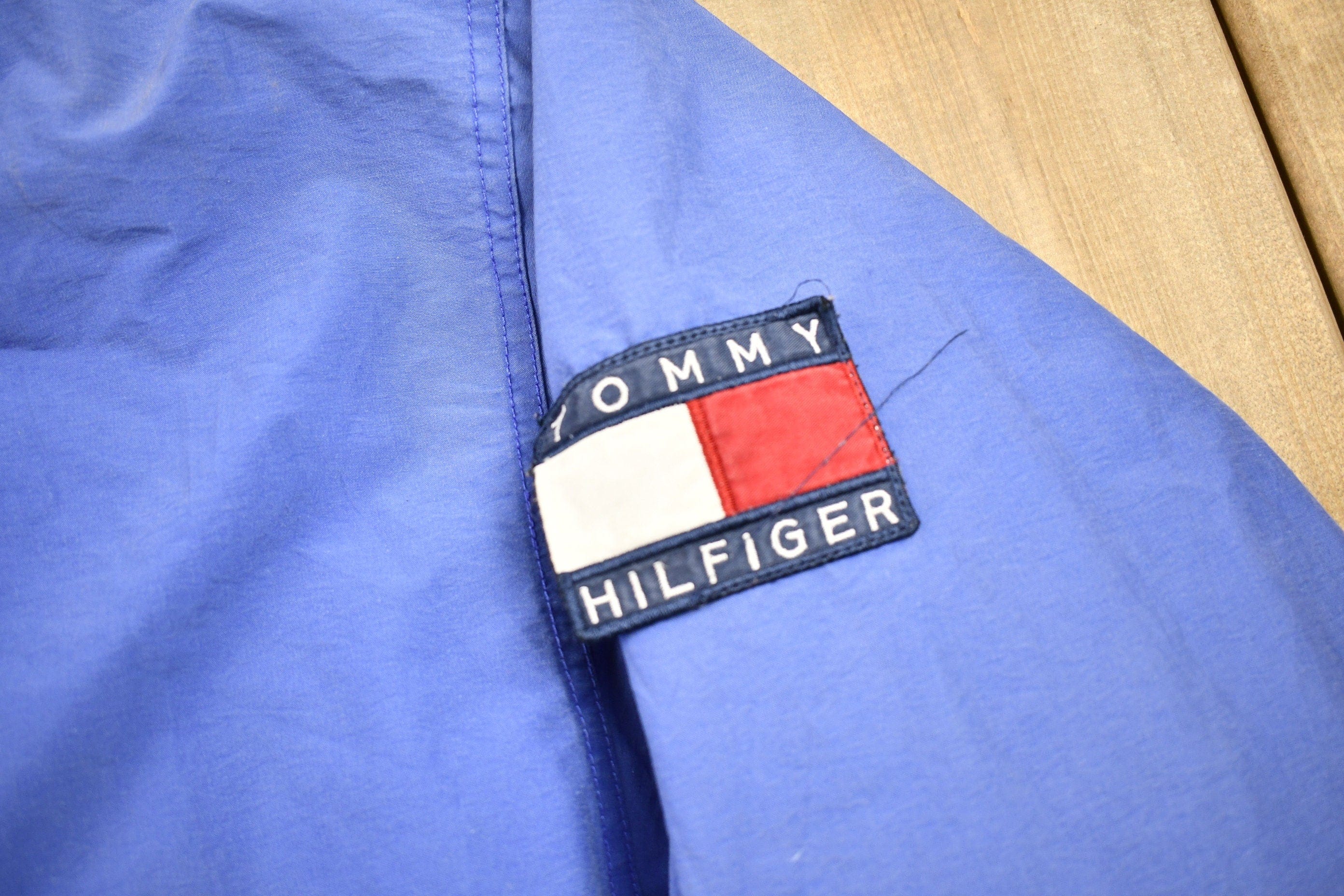 Vintage 1990s Tommy Hilfiger Fleece Lined Jacket Men's XL - Image 3