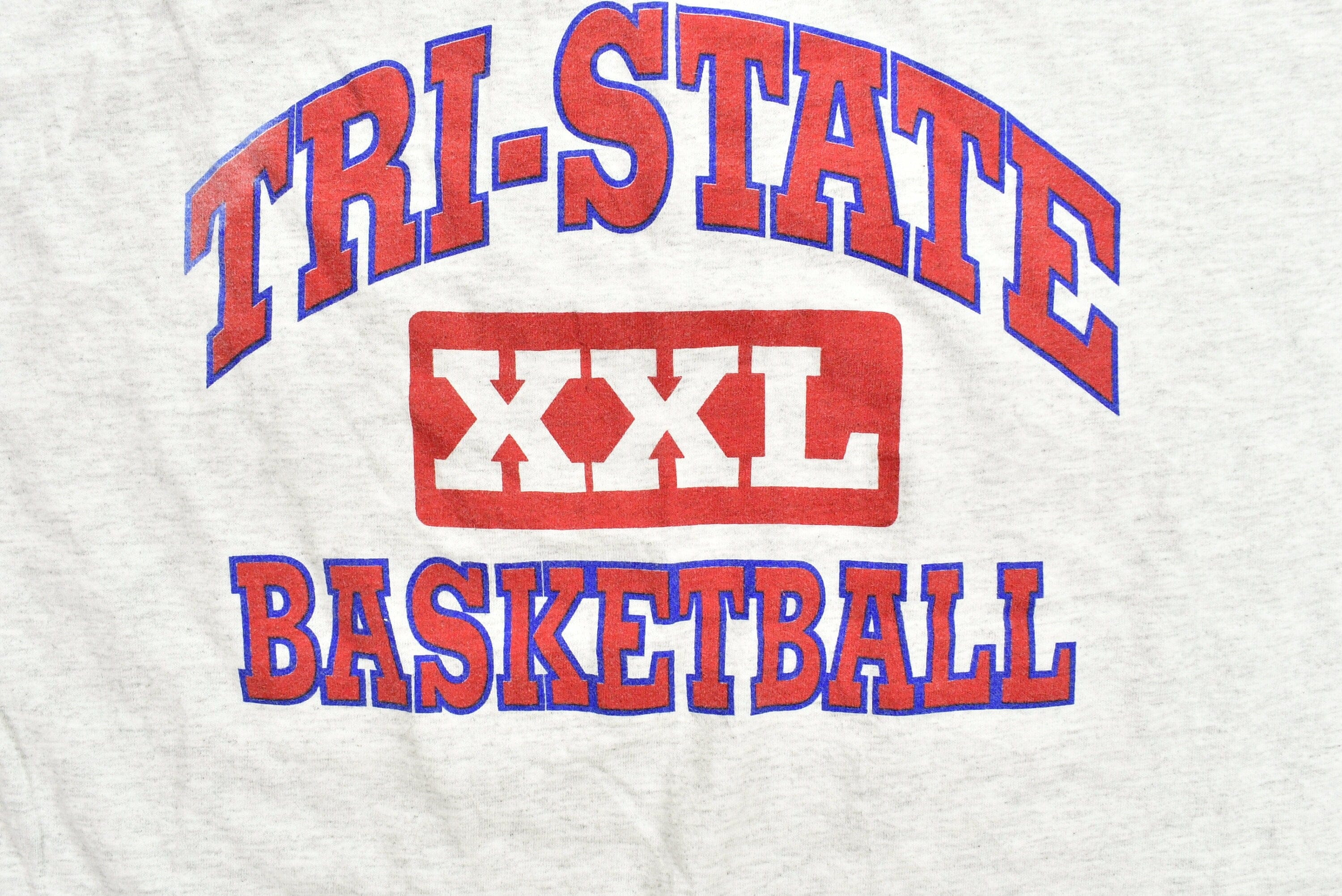 Vintage 1990s Tri State Basketball Reebok T-Shirt Men's Medium - Image 3
