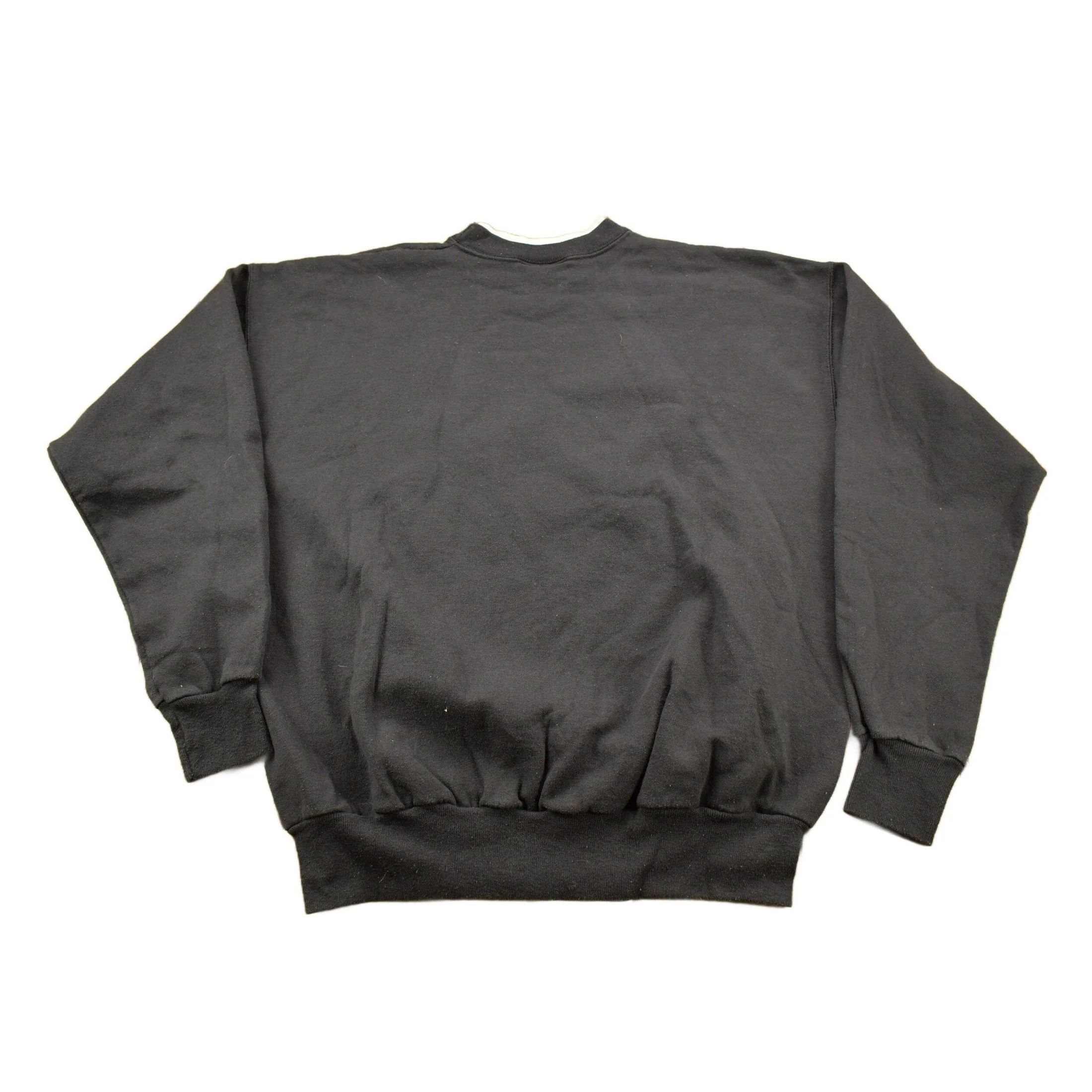 Vintage 1990s Trick Or Treat Halloween Theme Crewneck Sweatshirt Men's L - Image 2