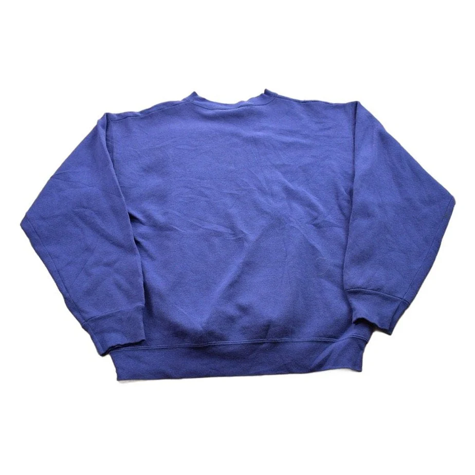 Vintage 1990s Tultex Blank Crewneck Sweatshirt Men's Small - Image 2
