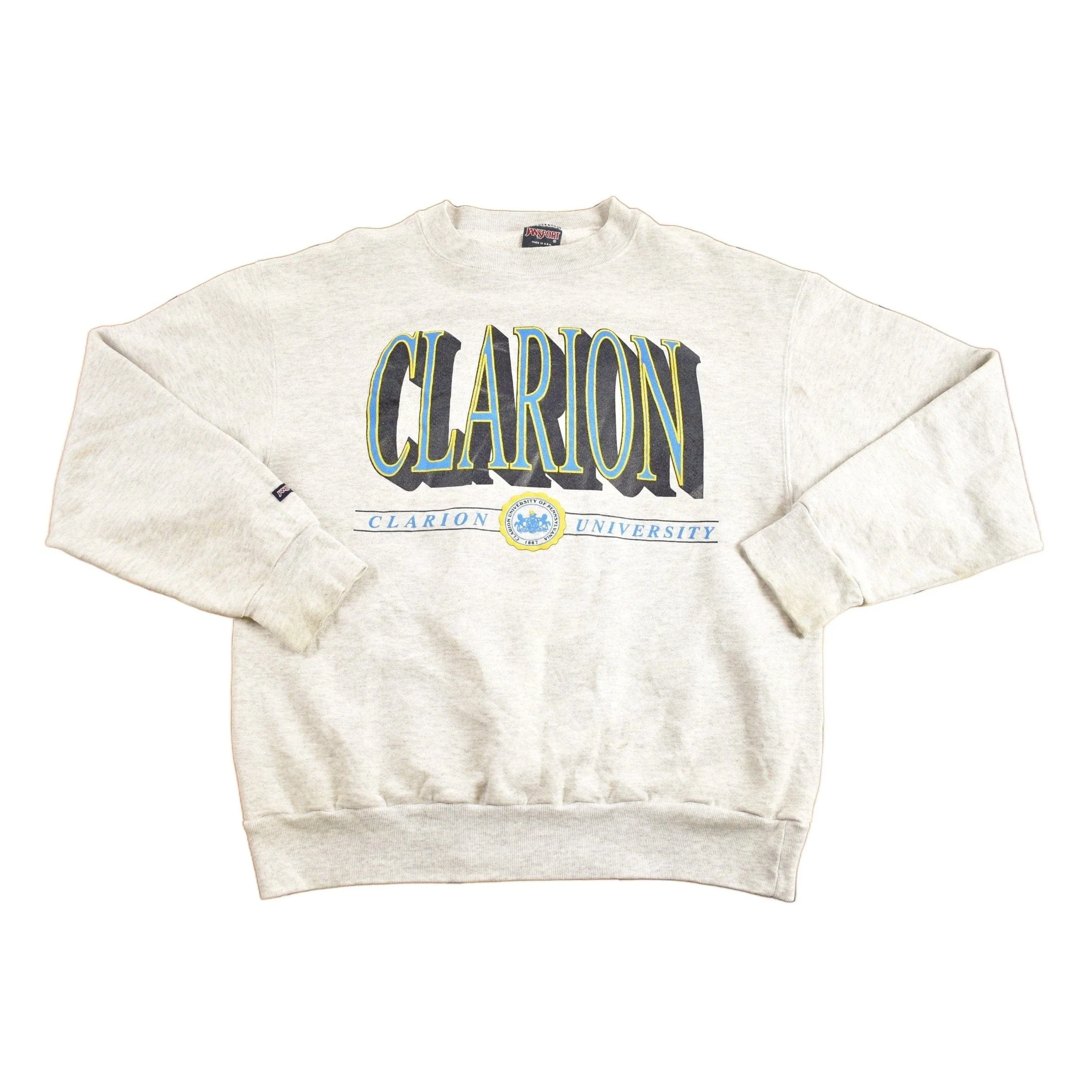 Vintage 1990s University Of Clarion Crewneck Men's Large