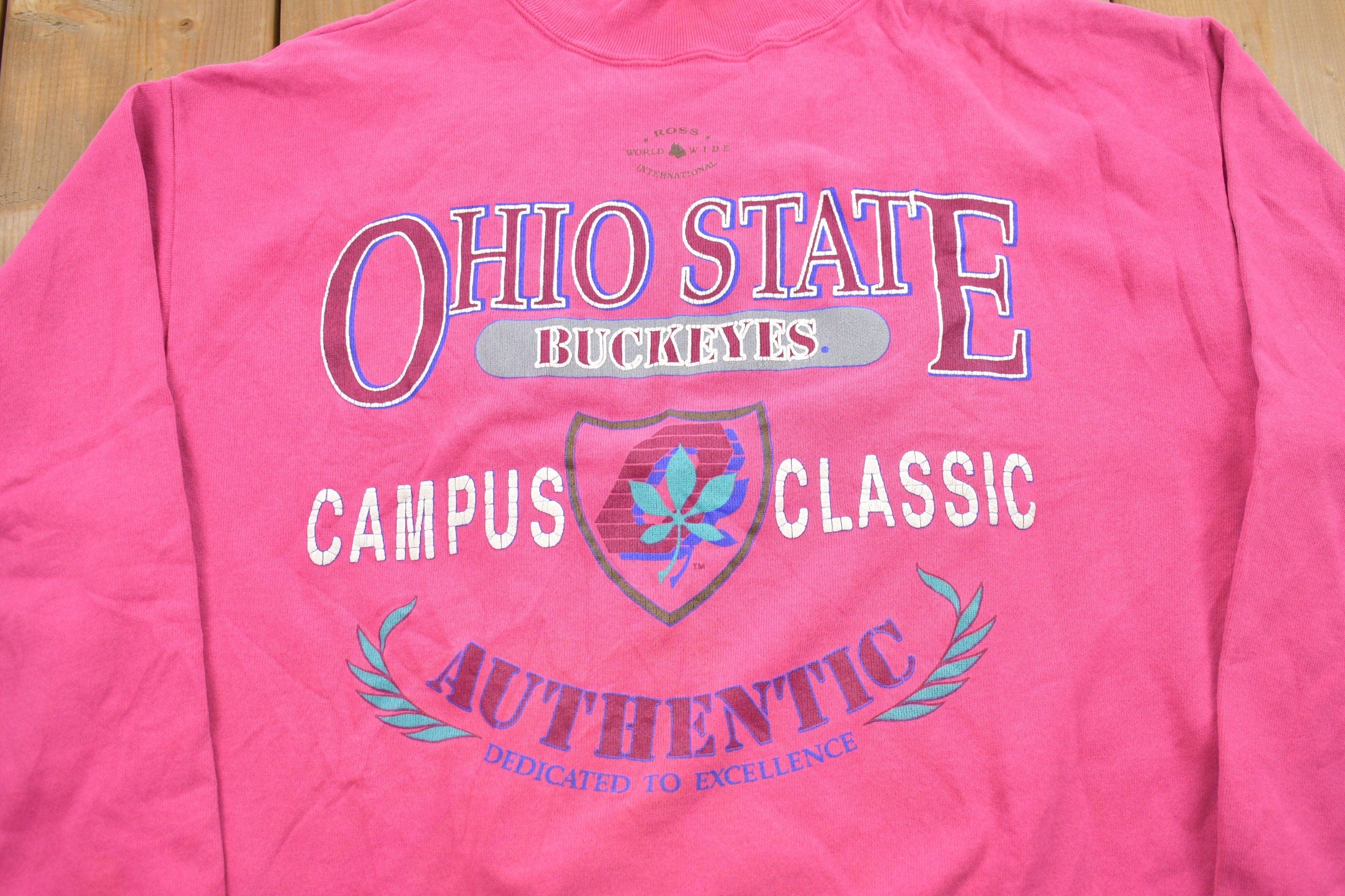 Vintage 1990s University Of Ohio State Collegiate Turtleneck Men's S - Image 3