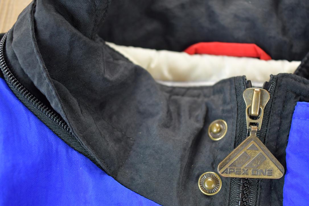 Vintage 1990s Vintage Apex One Sharktooth Buffalo Bills Full Zip Proline NFL Jacket - Image 6
