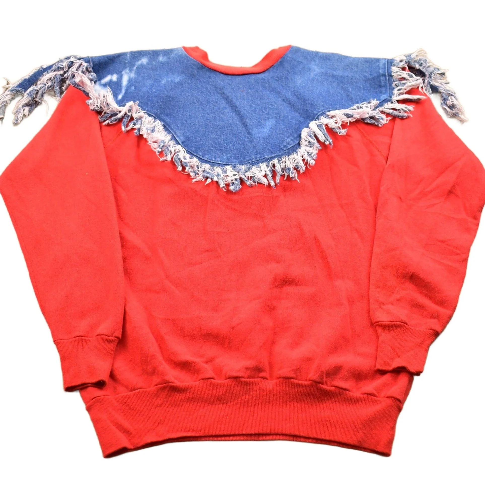 Vintage 1990s Western Theme Crewneck Sweatshirt Men's M - Image 2