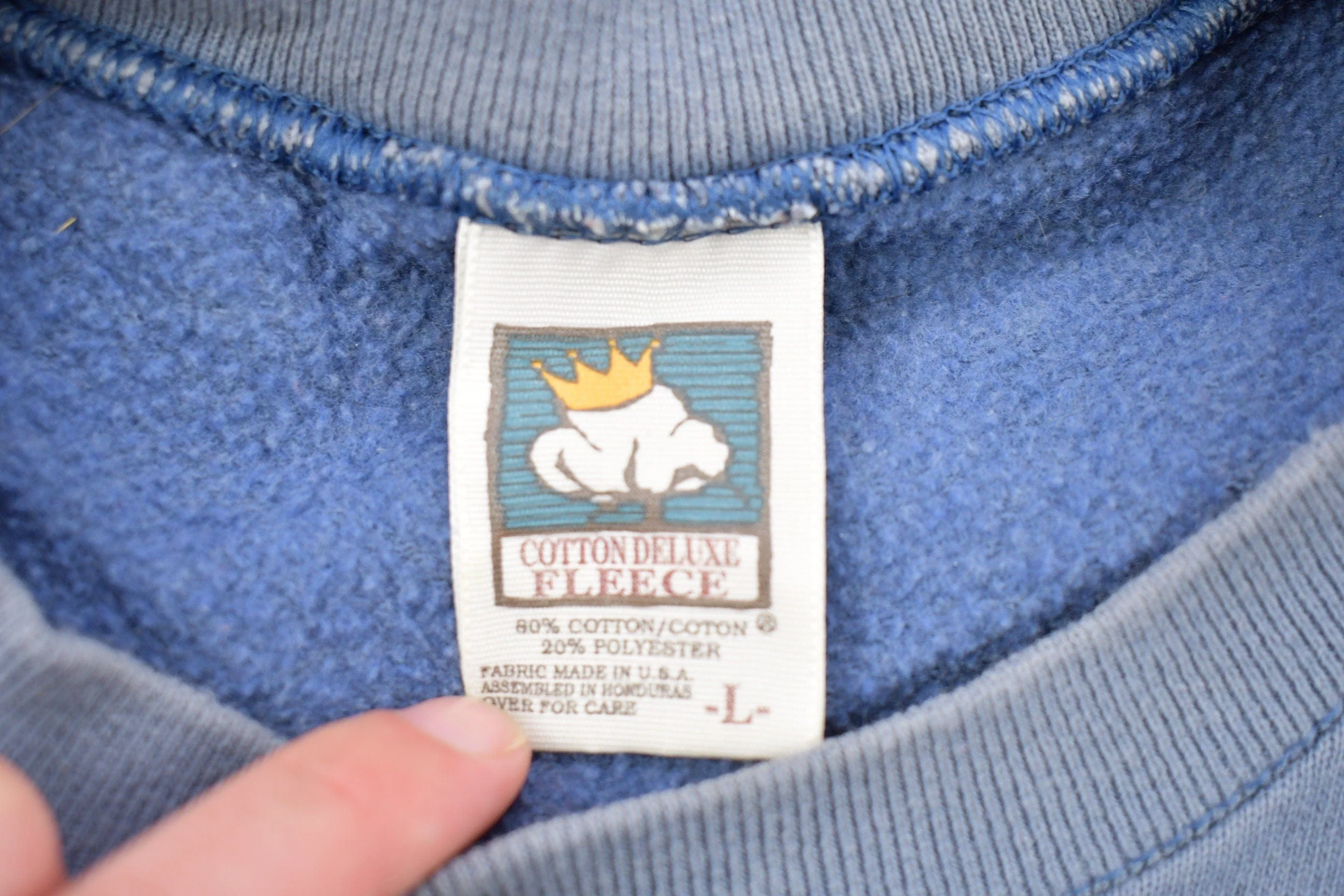 Vintage 1990s White Cap Mountains Wisconsin Crewneck Sweatshirt Men's Medium - Image 3