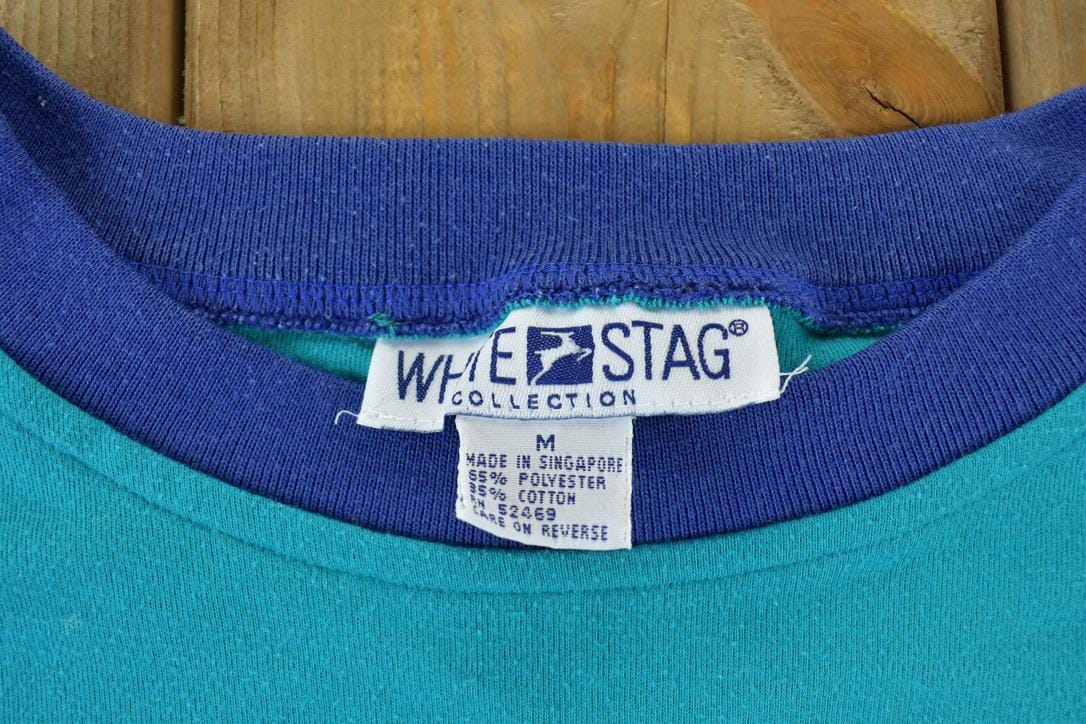 Vintage 1990s White Stag Boating Crewneck Sweatshirt Made In USA Men's Large - Image 4