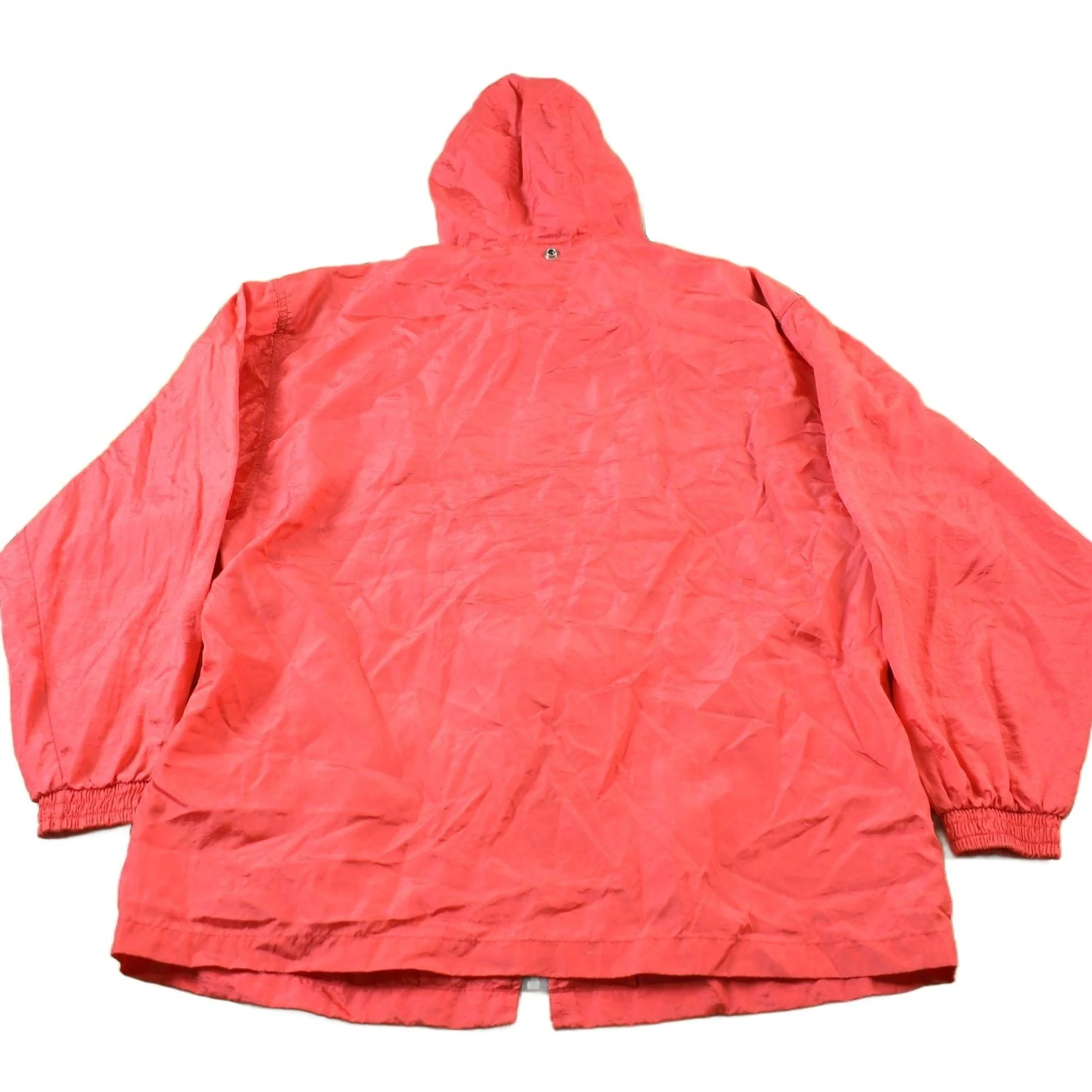 Vintage 1990s Wilson Red Windbreaker Jacket Men's Medium - Image 2