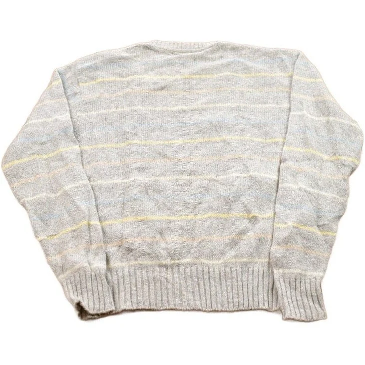 Vintage 1990s Winter Harbor Knitted Crewneck Sweater Men's S - Image 2