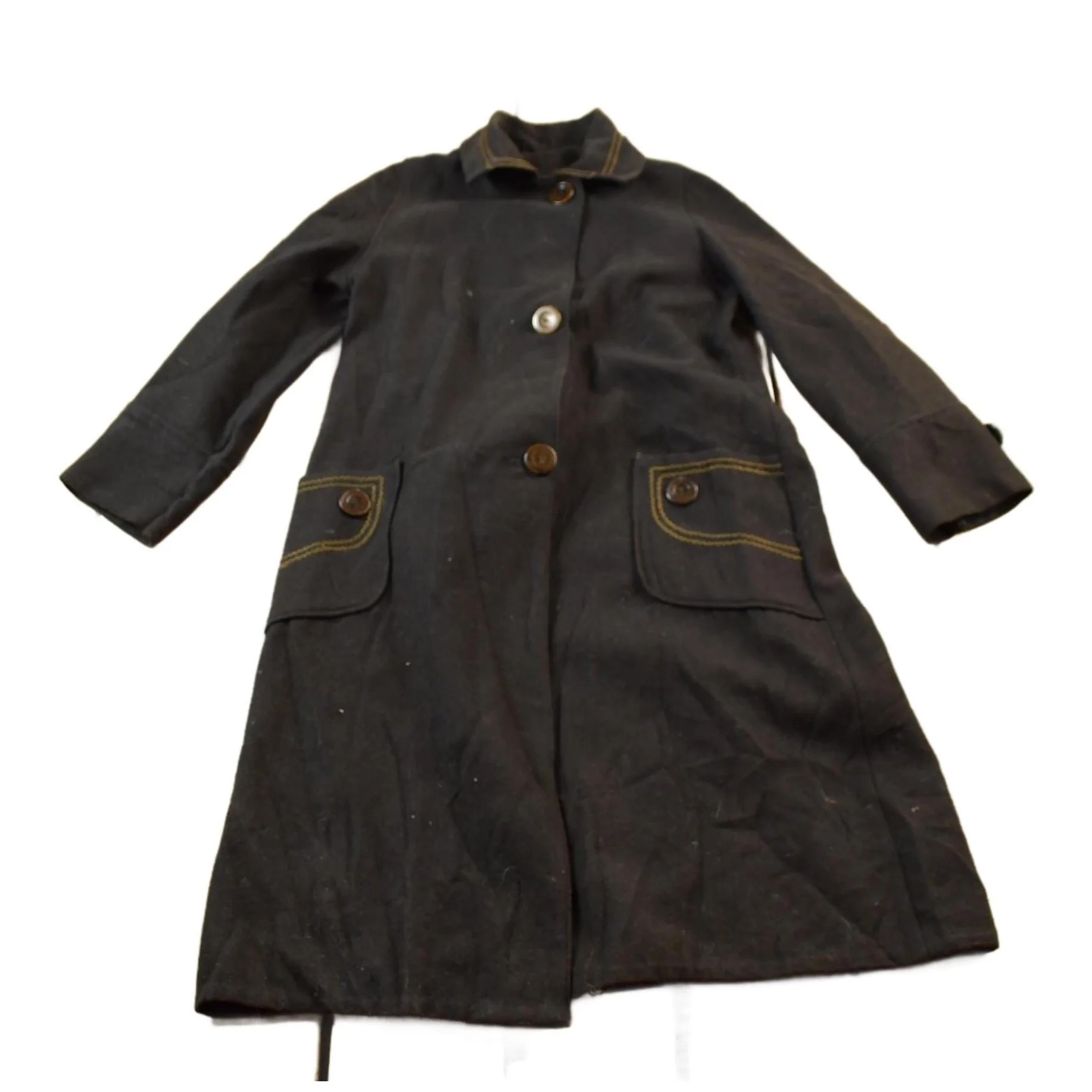 Vintage 1990s Wool Overcoat Jacket Men's S