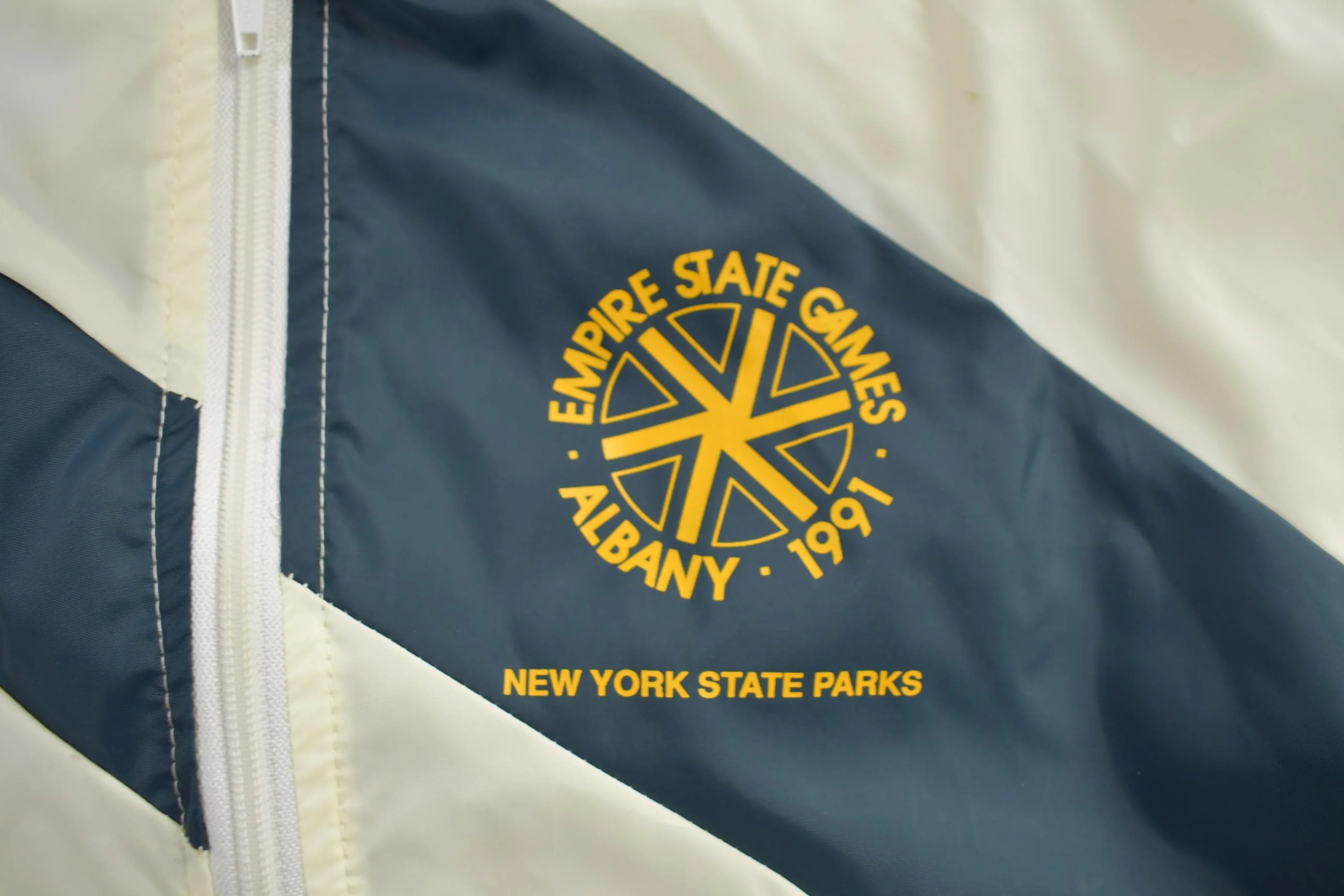 Vintage 1991 Empire State Games Albany Windbreaker Men's XL - Image 4