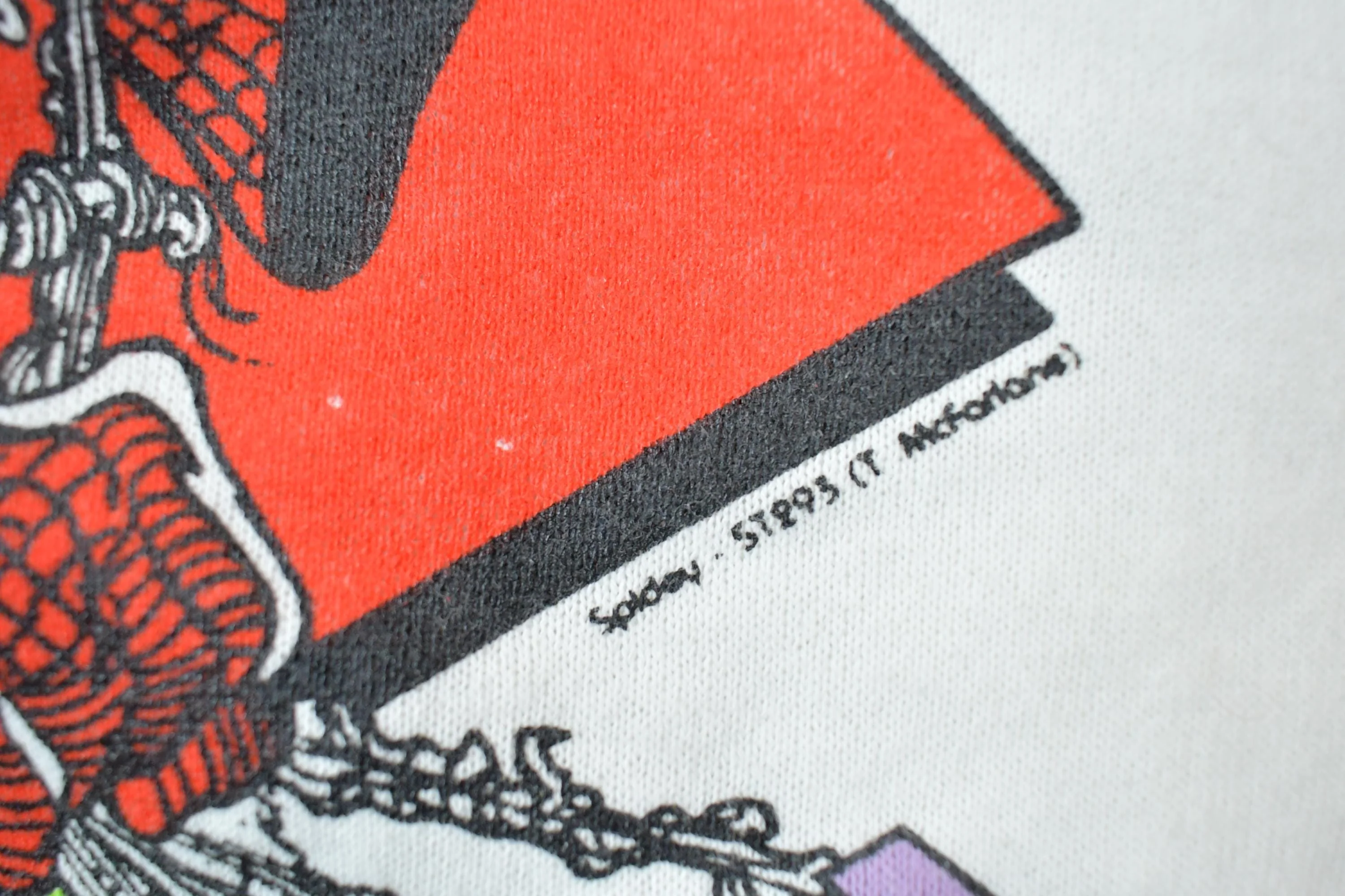Vintage 1991 Spiderman Crewneck Men's XL - Image 7