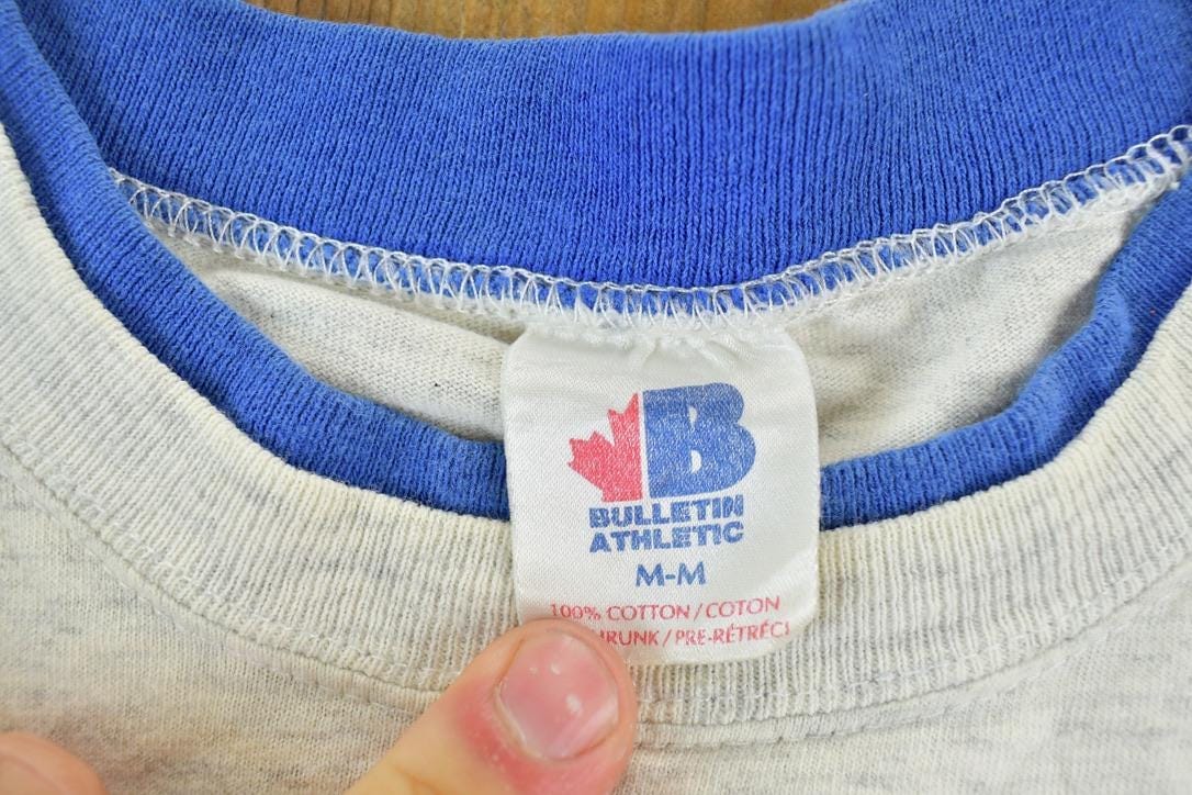 Vintage 1991 Toronto Maple Leafs Double Collar NHL Graphic T-Shirt Men's Medium - Image 3