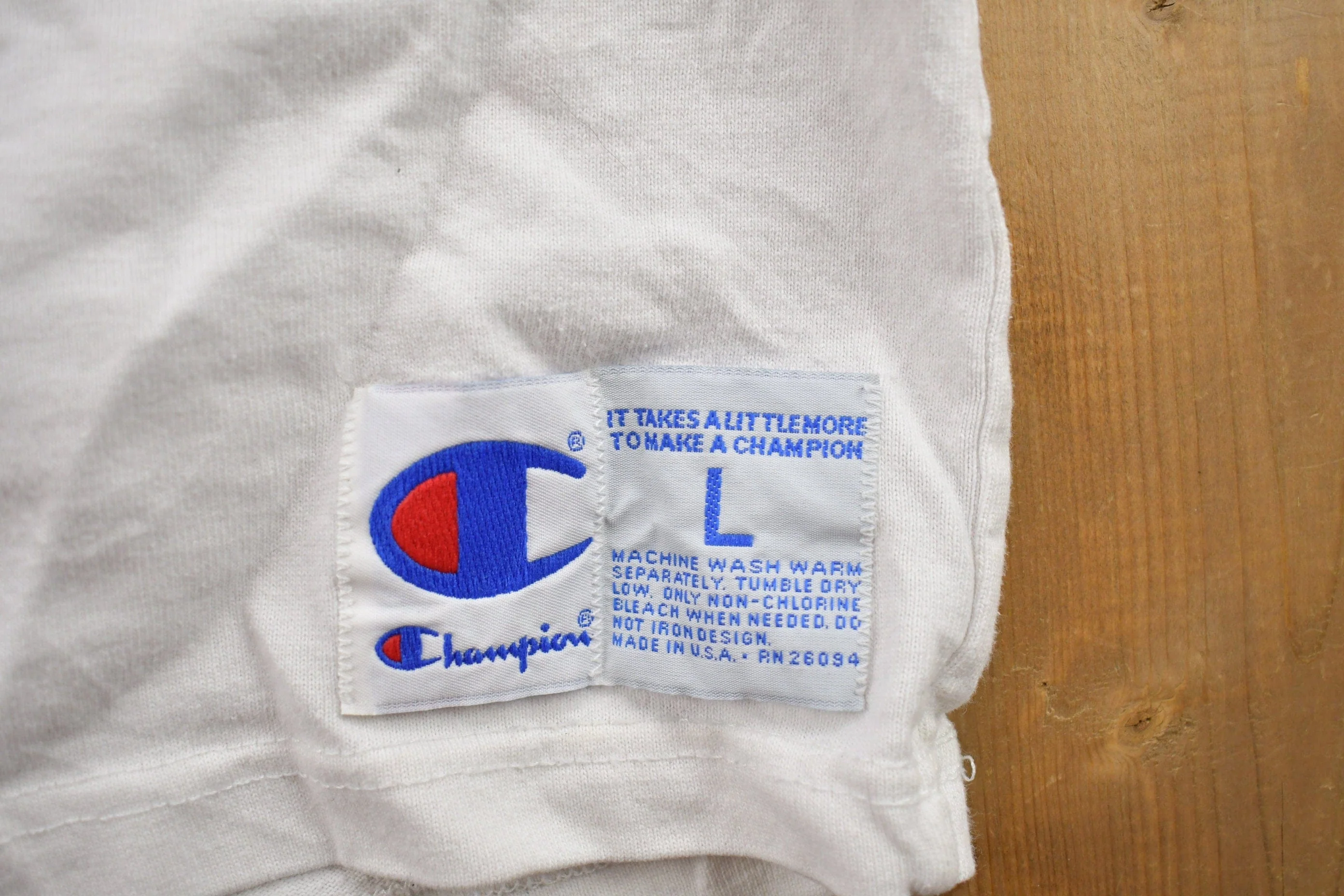 Vintage 1993 Air It Out NFL Flag Football Champions Crewneck Short Sleeve Sweatshirt Men's Medium - Image 4