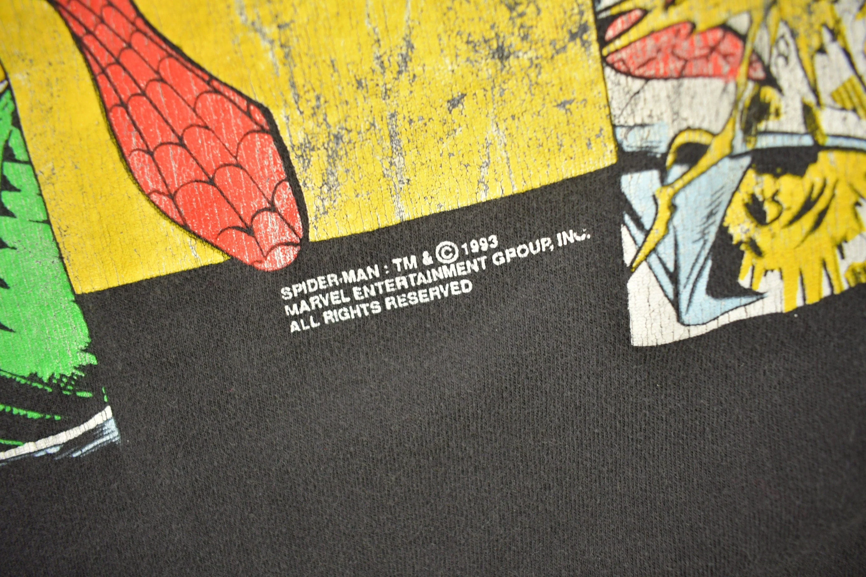 Vintage 1993 Spiderman MARVEL Comics Comicbook Promo T-shirt Men's 2XL - Image 6