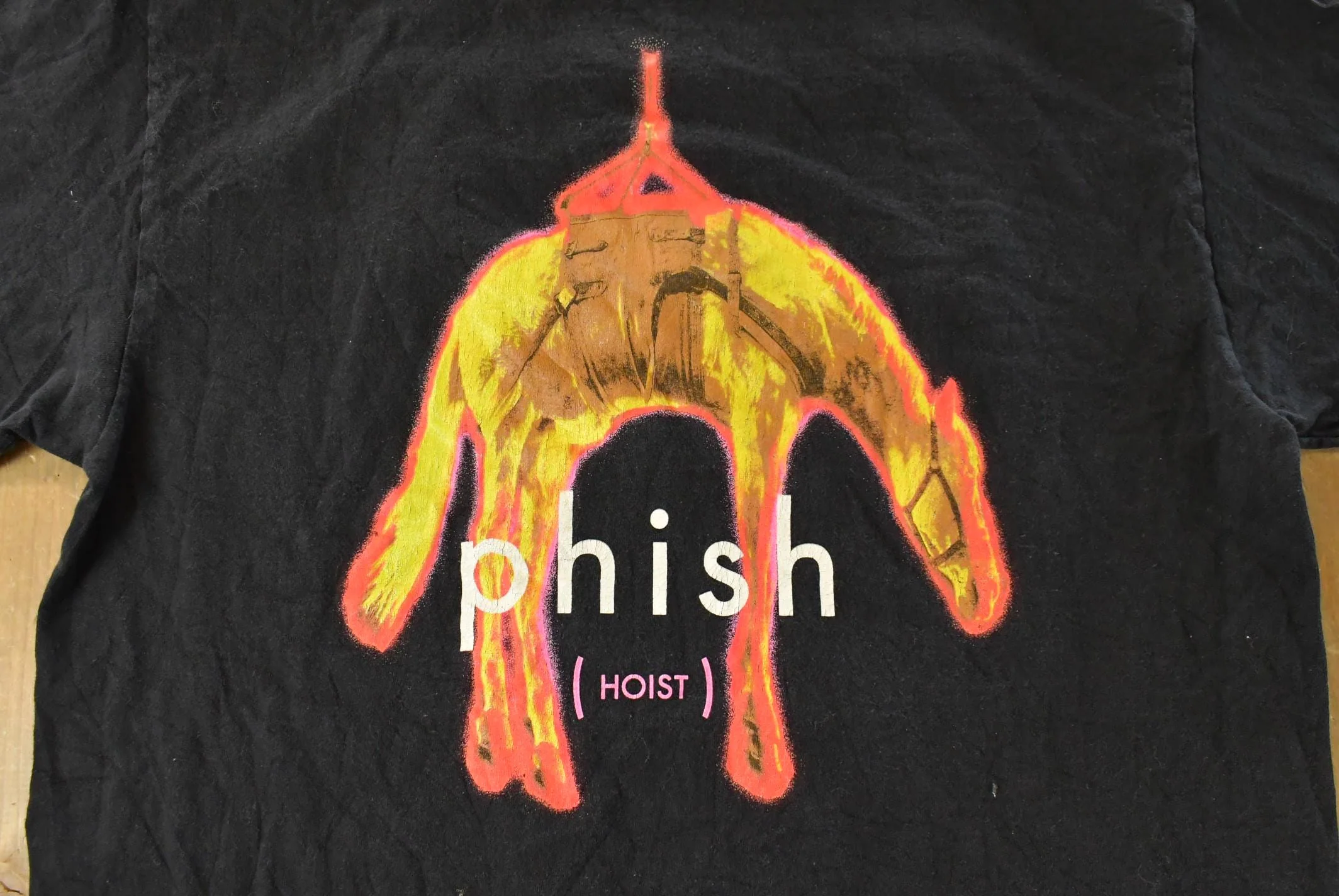 Vintage 1994 Phish Hoist Tour Graphic Band T-Shirt Men's XL - Image 3
