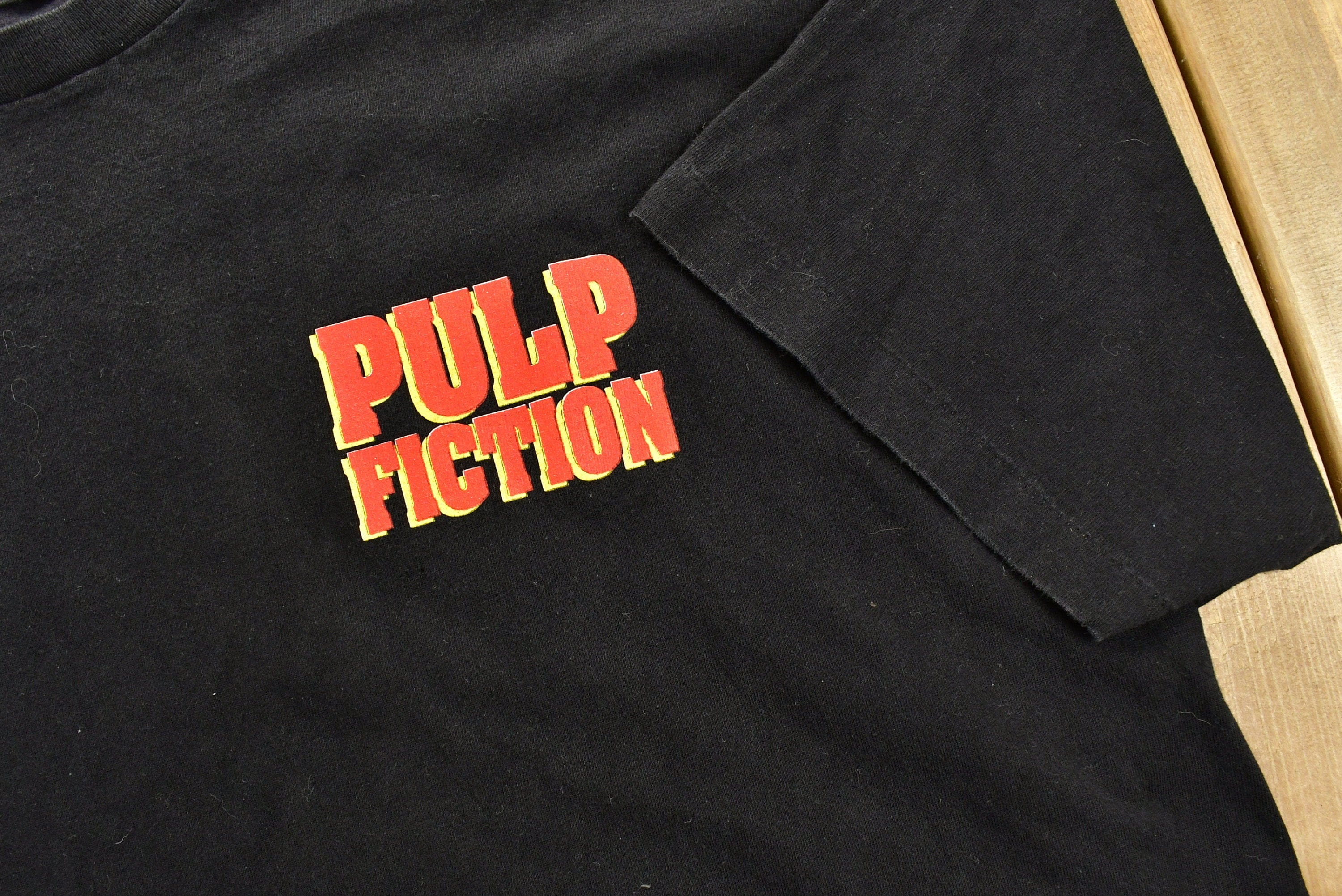 Vintage 1994 Pulp Fiction Movie Promo T-shirt Men's Large - Image 3