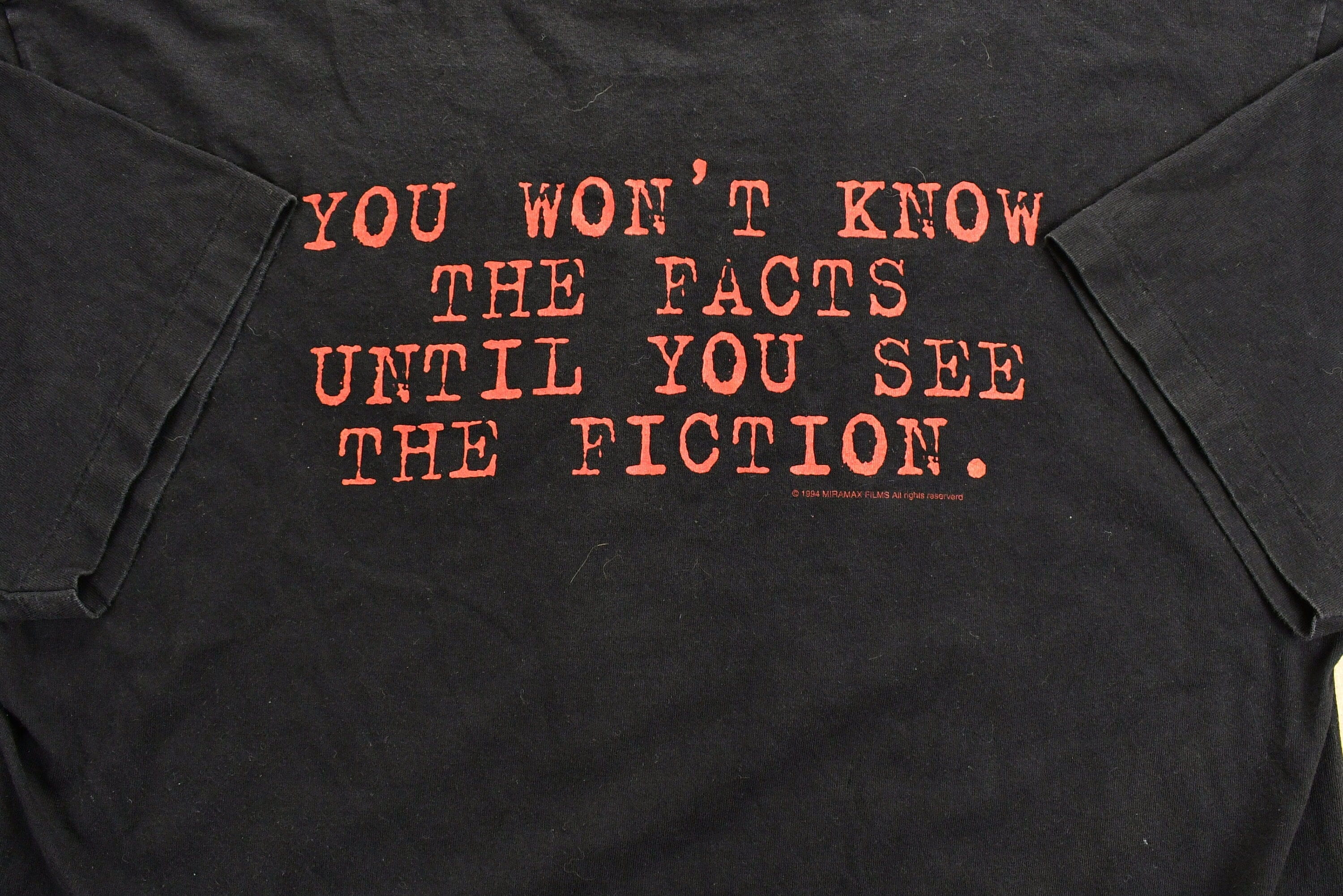 Vintage 1994 Pulp Fiction Movie Promo T-shirt Men's Large - Image 4