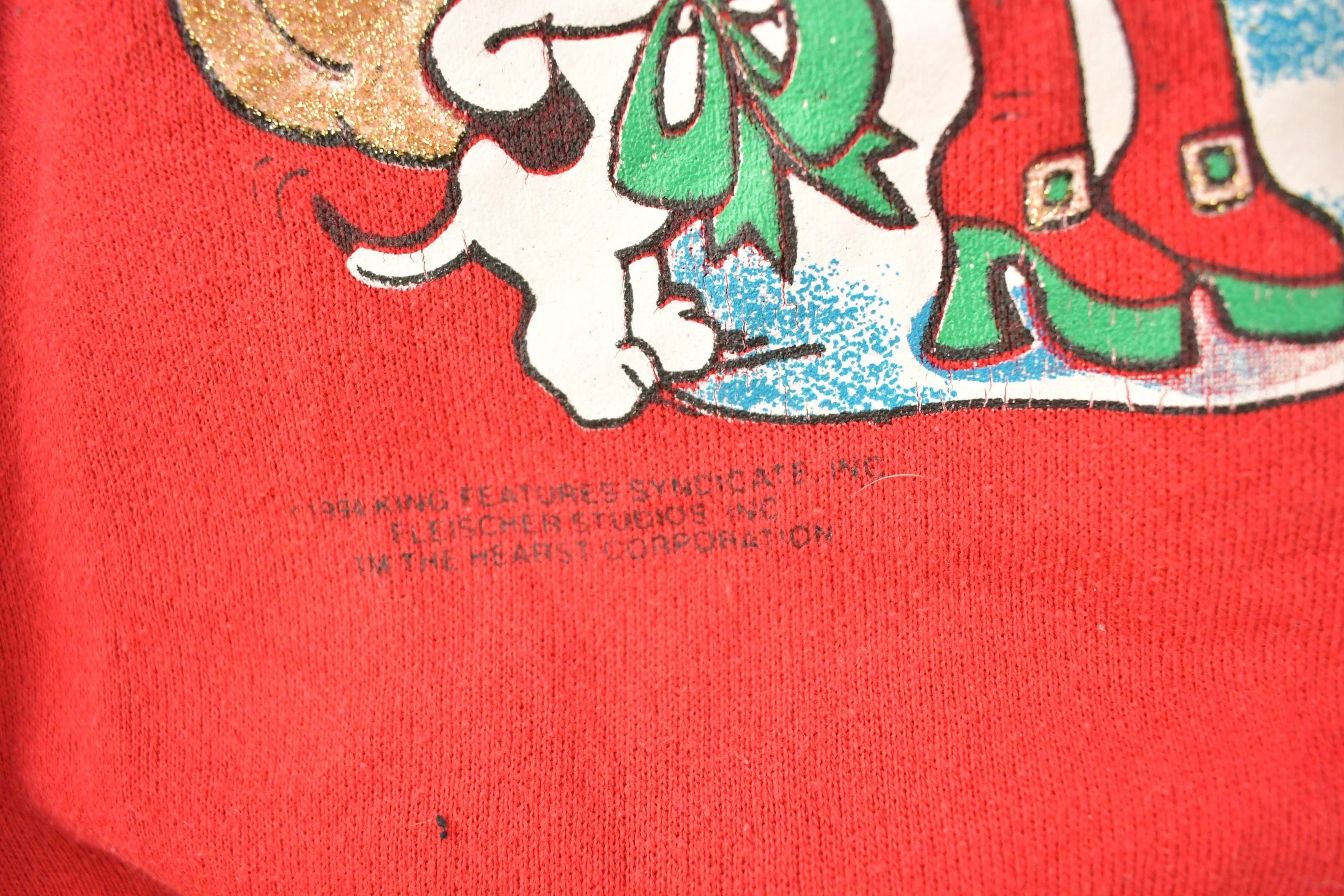 Vintage 1995 Betty Boop Christmas Theme Crewneck Men's Large - Image 5