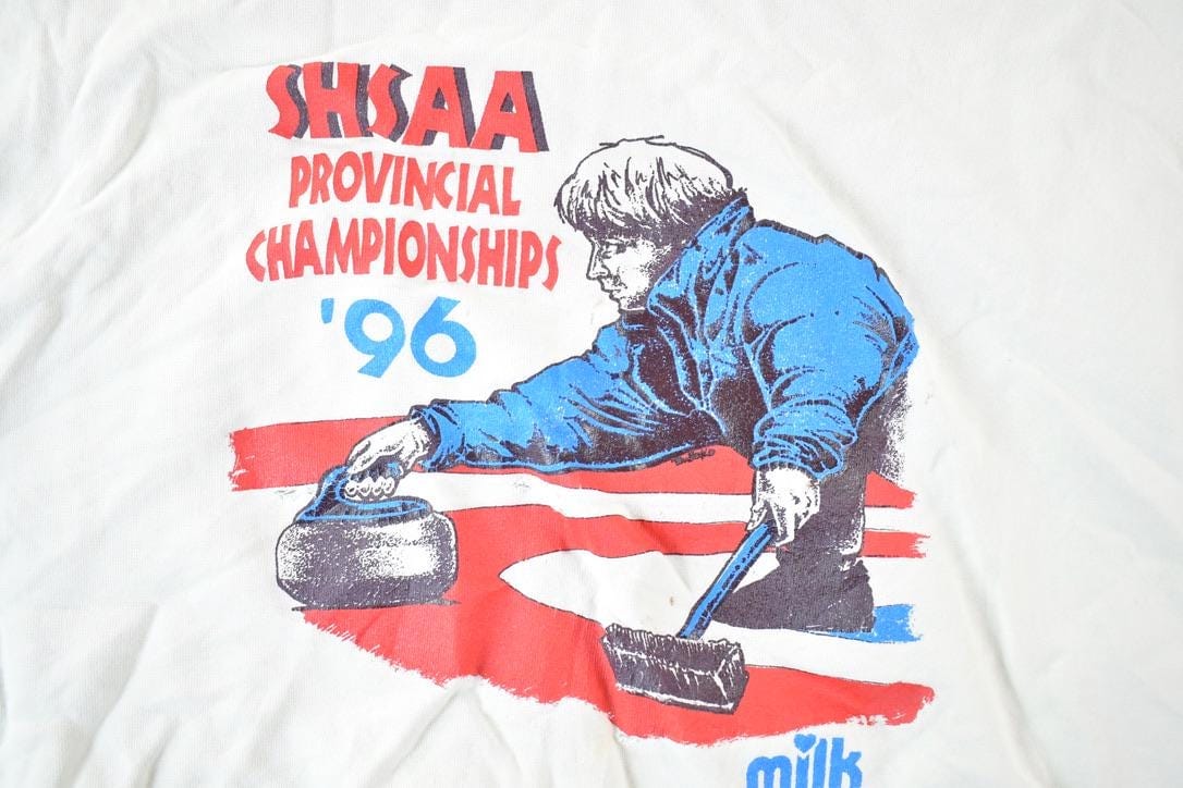 Vintage 1996 SHSAA Provincial Championships Crewneck Sweatshirt Mens L - Image 3