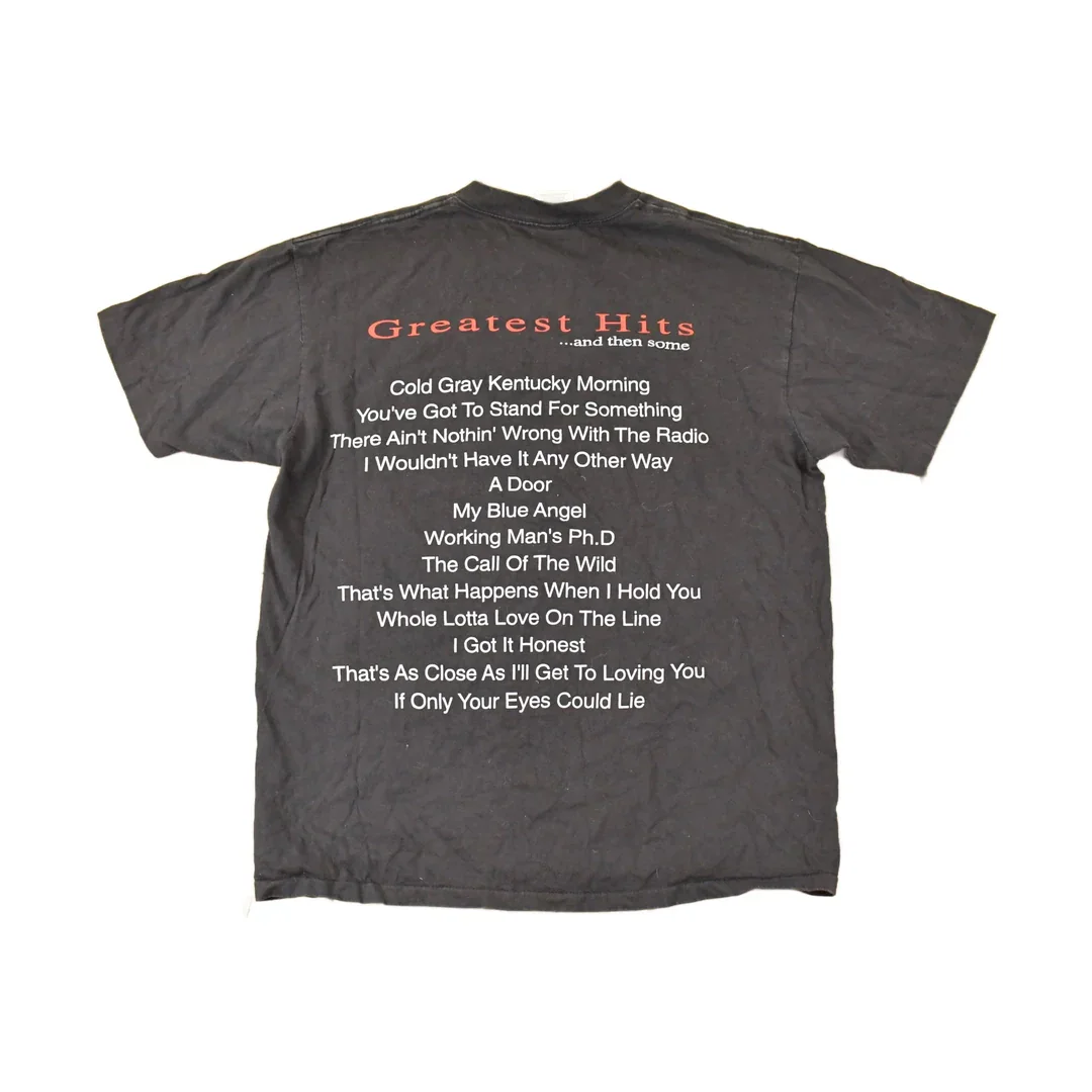Vintage 1997 Aaron Tippin Greatest Hits Souvenir Band T-Shirt Men's M - Image 2