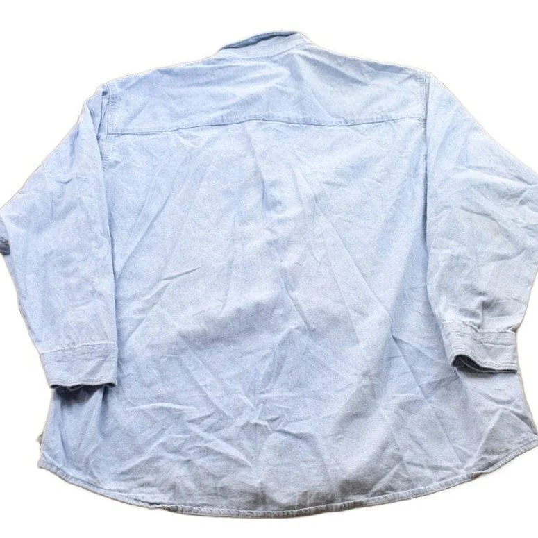 Vintage 1997 Speed 2 Box Seat Video Button Up Jean Shirt Men's 2XL - Image 2