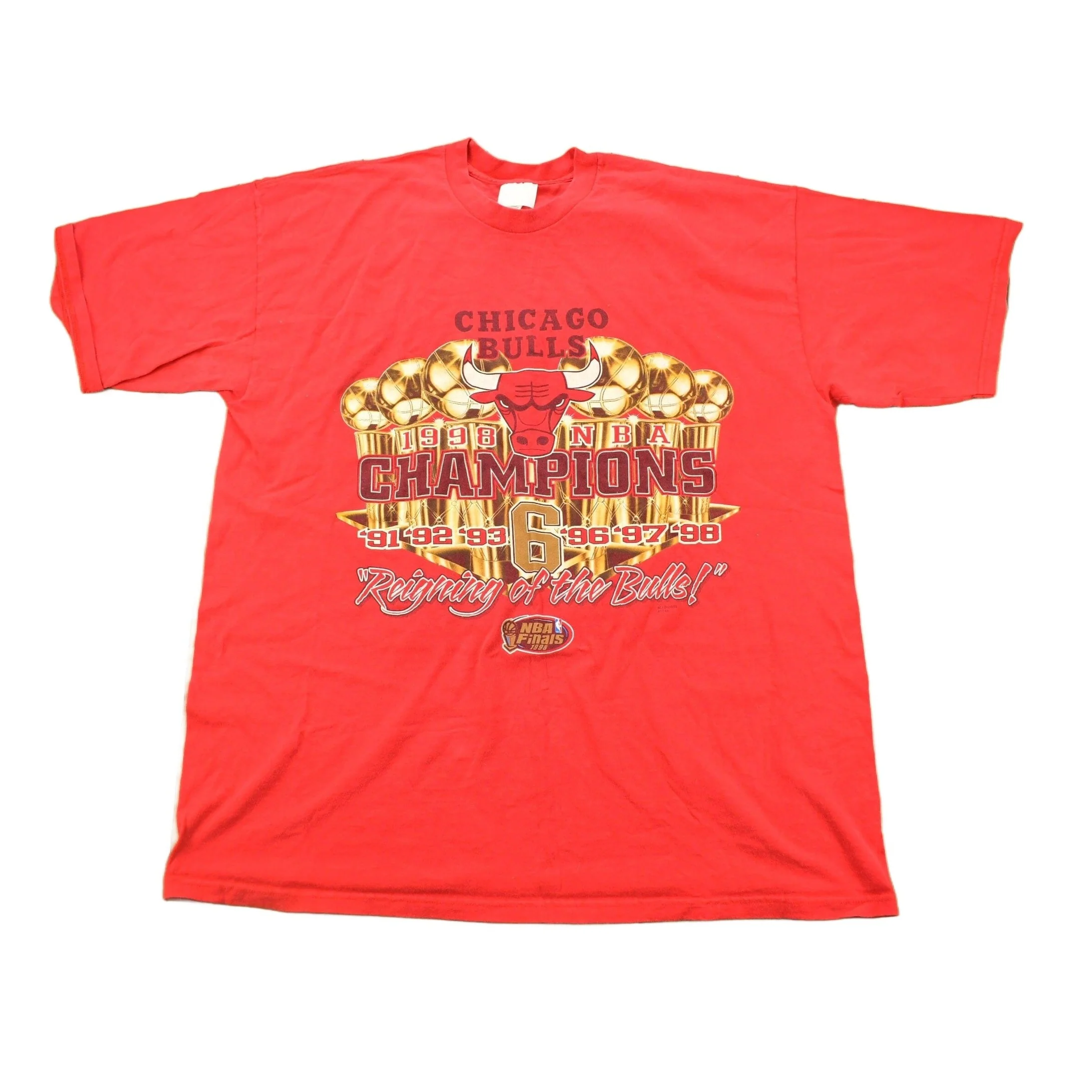 Vintage 1998 Chicago Bulls NBA Graphic T-Shirt Men's 2XL