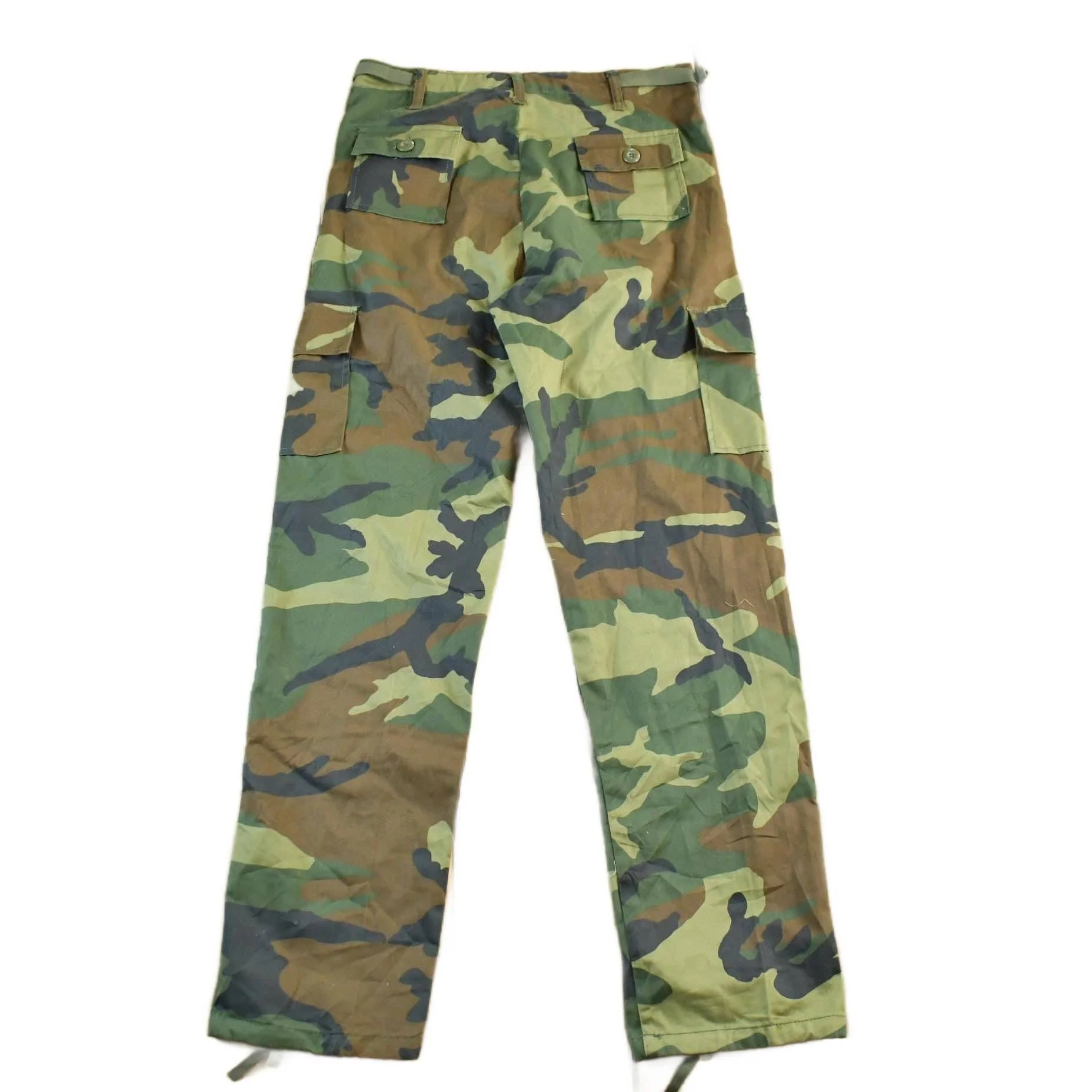 Vintage 2000s Army Woodland Camouflage Cargo Pants Women's 30 x 29 - Image 2